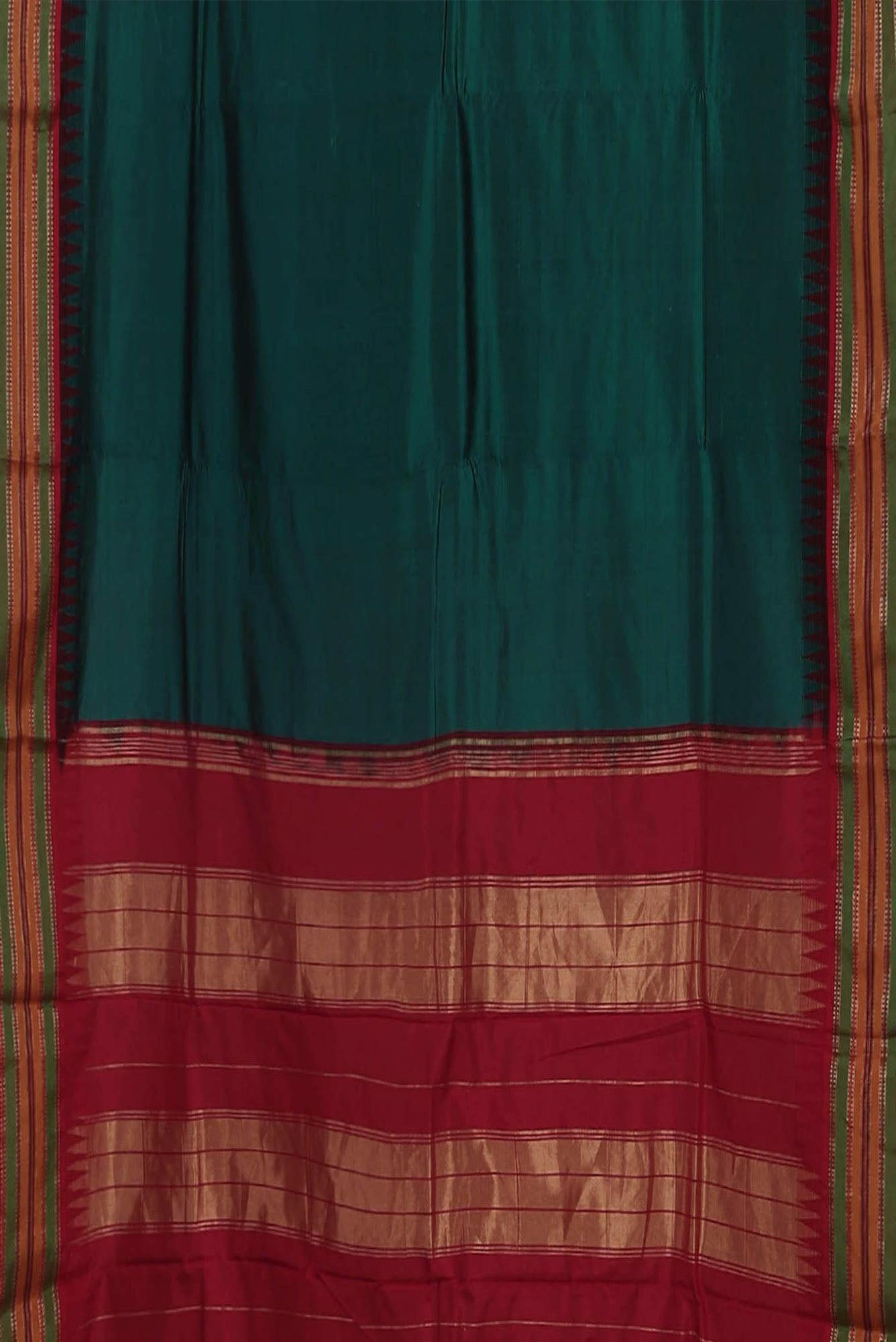 Green Bangalore Silk Saree