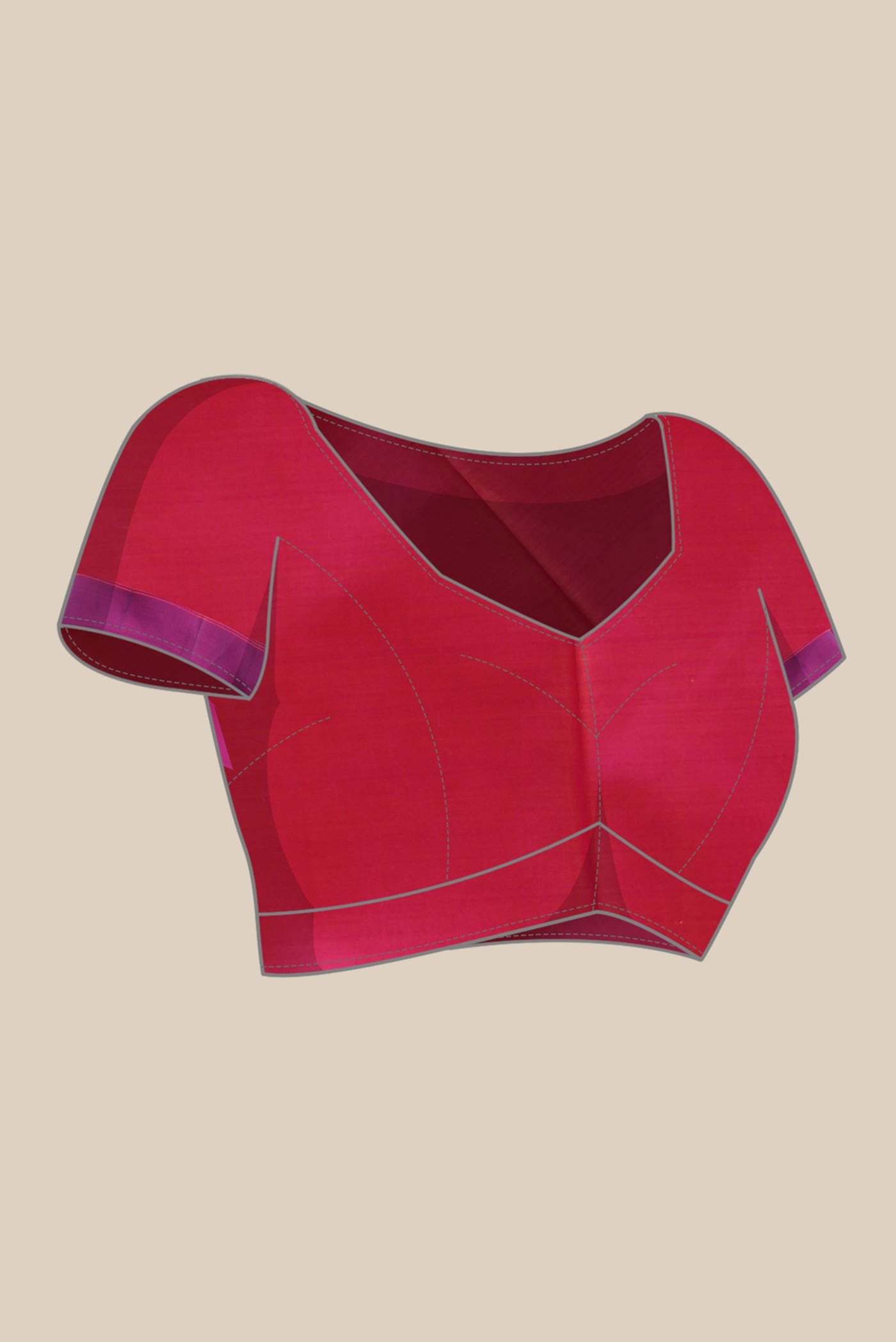 Pink Kanchipuram Silk Saree