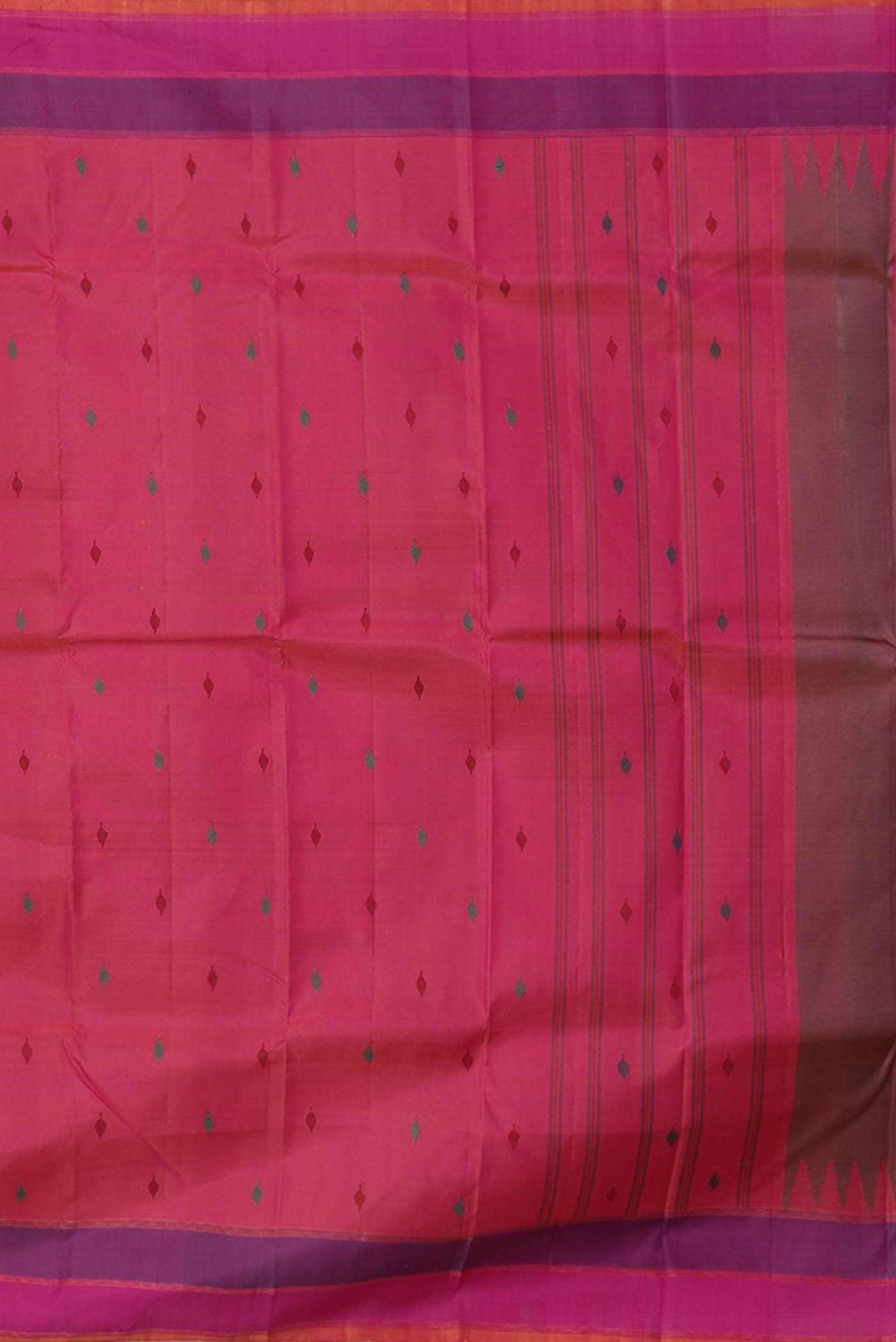 Pink Kanchipuram Silk Saree