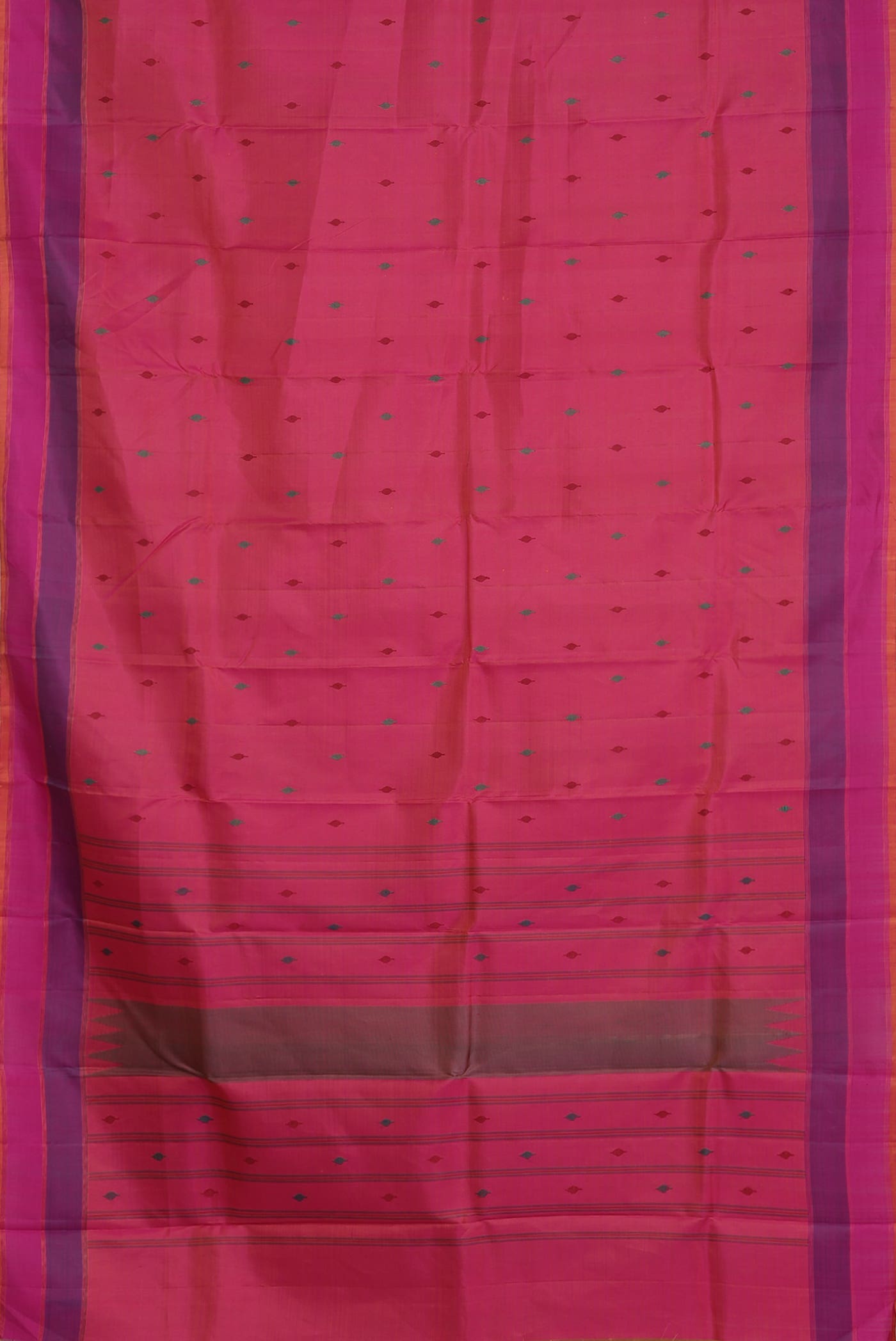 Pink Kanchipuram Silk Saree