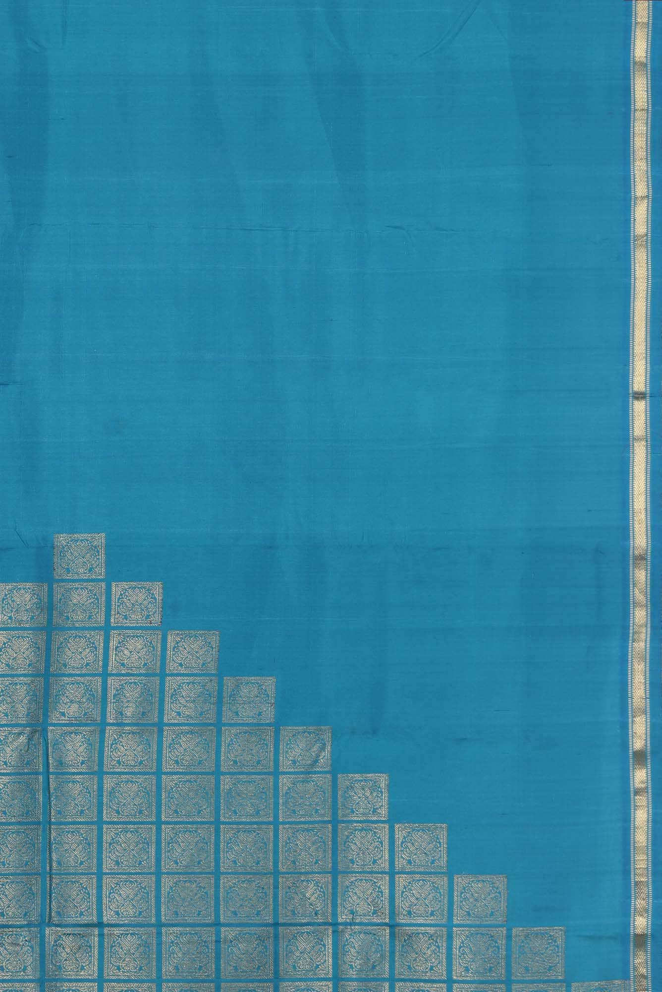 Blue Kanchipuram Silk Saree