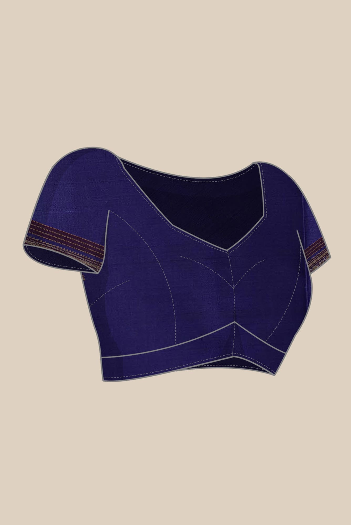Blue Kanchipuram Silk Saree