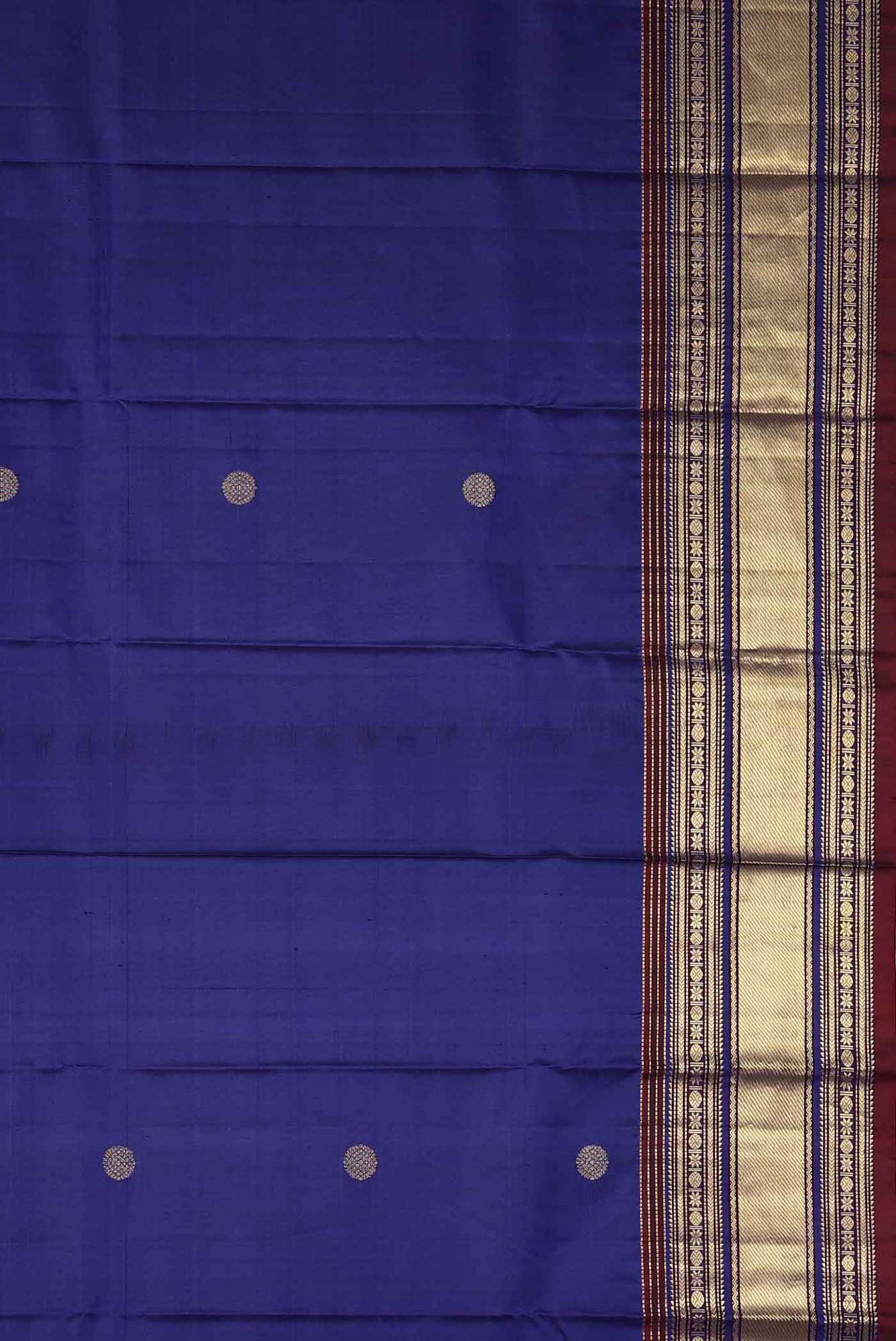Blue Kanchipuram Silk Saree