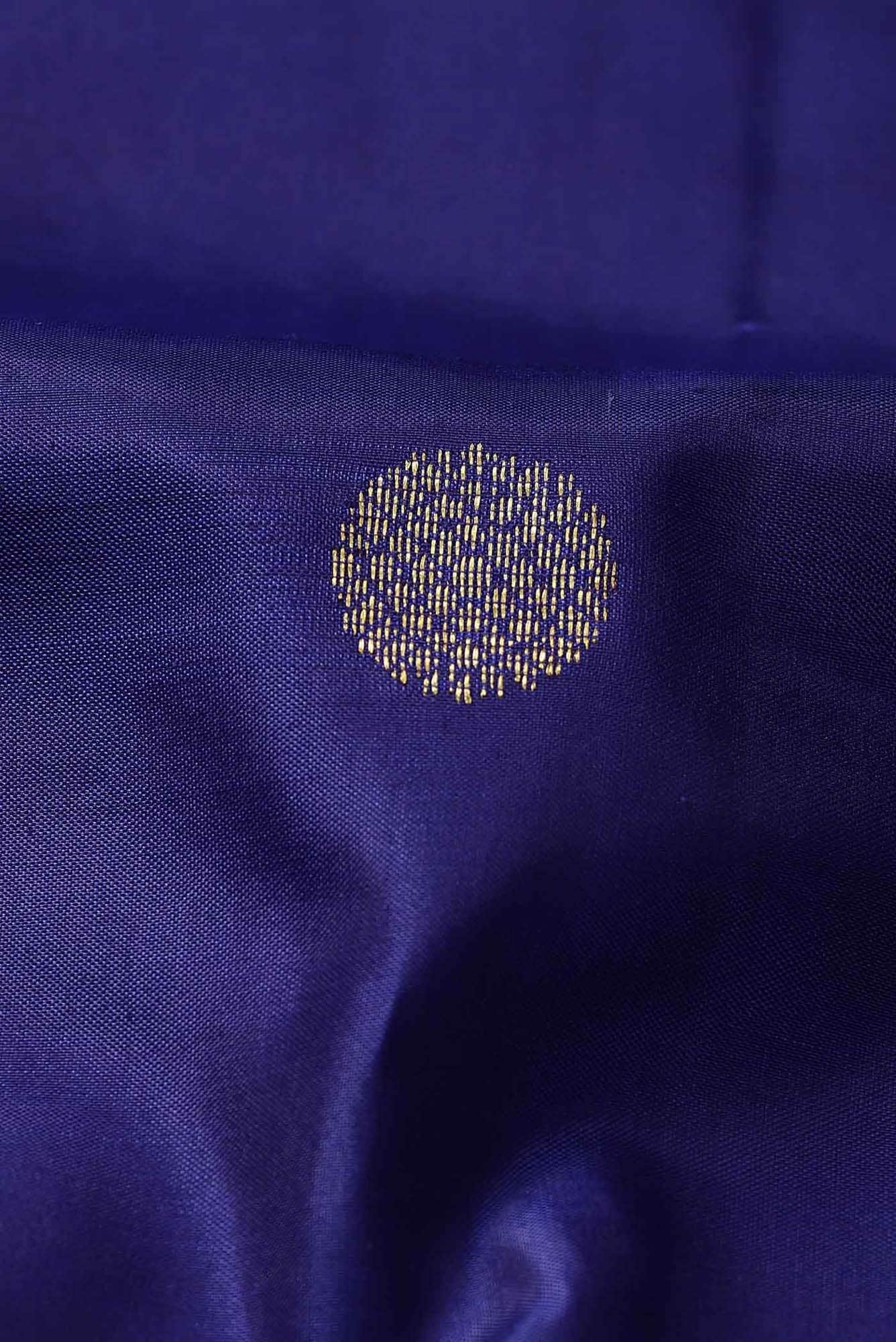 Blue Kanchipuram Silk Saree