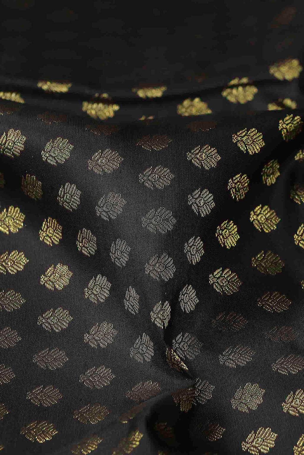 Black Kanchipuram Silk Saree