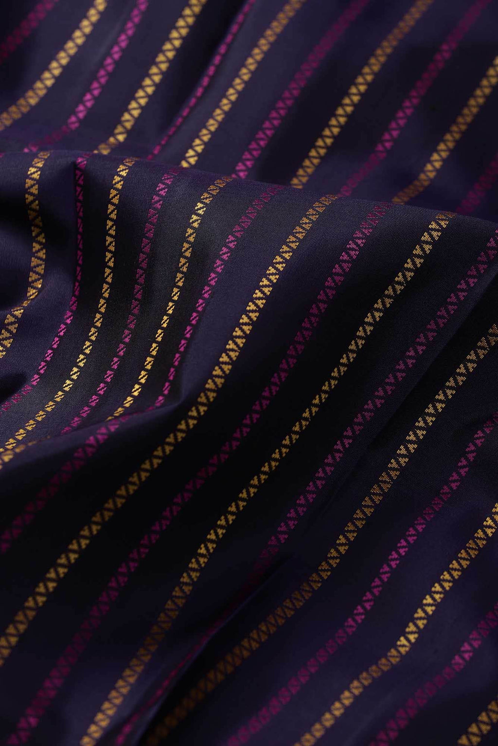 Navy Blue Kanchipuram Silk Saree