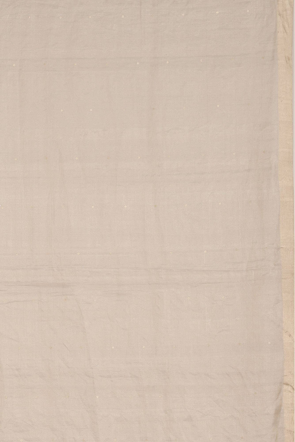 Beige Organza Silk Saree