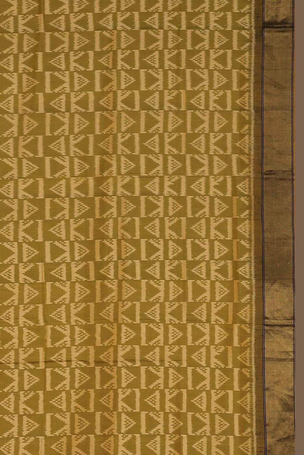 Yellow Paithani Silk Saree