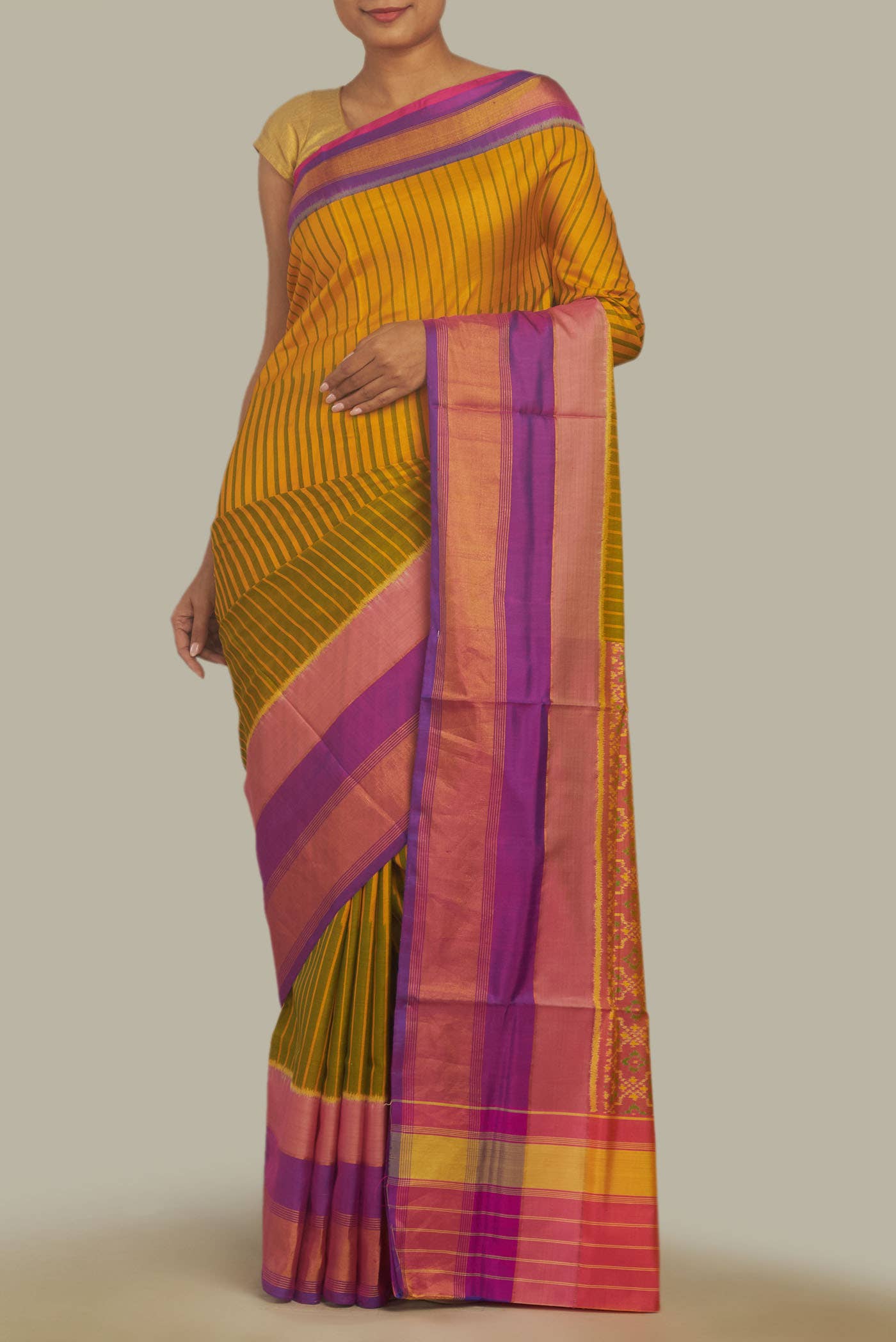 Multi Rajkot Patola Silk Saree