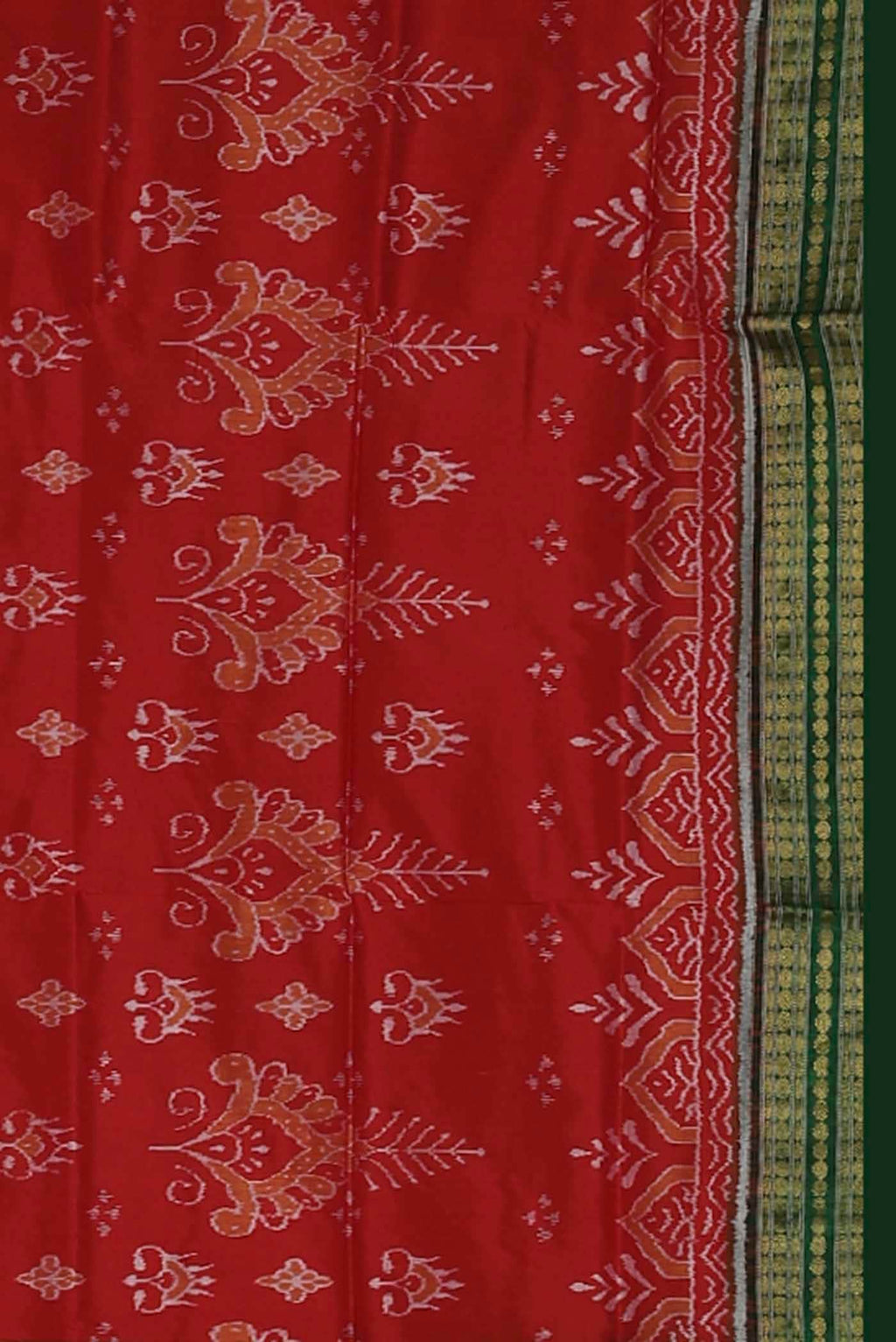 Red Orissa Silk Saree