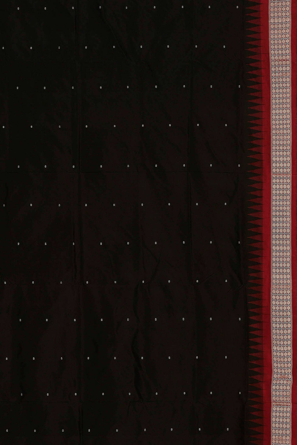 Black Orissa Silk Saree