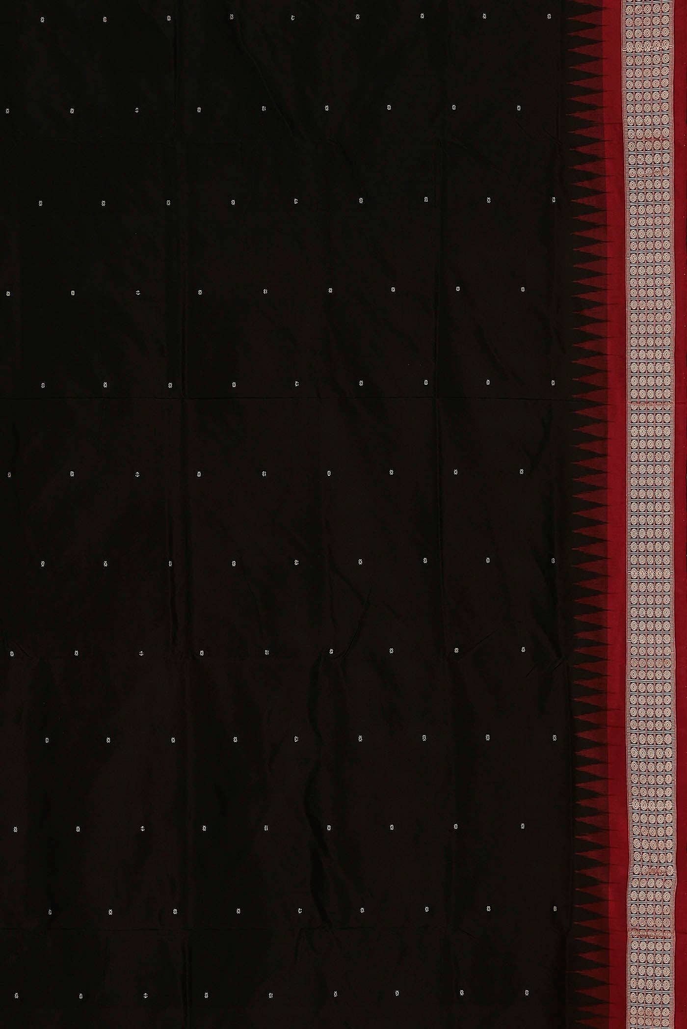 Black Orissa Silk Saree