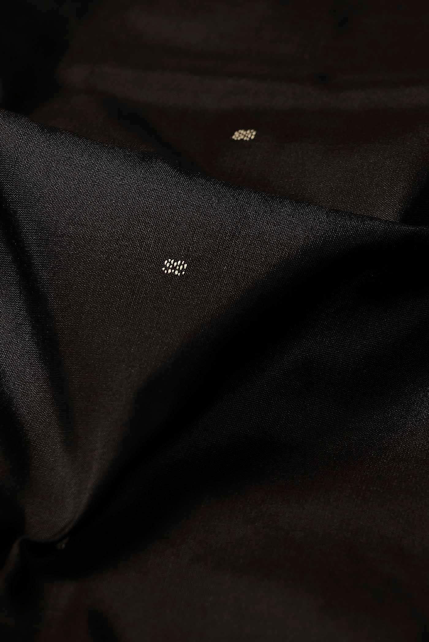 Black Orissa Silk Saree