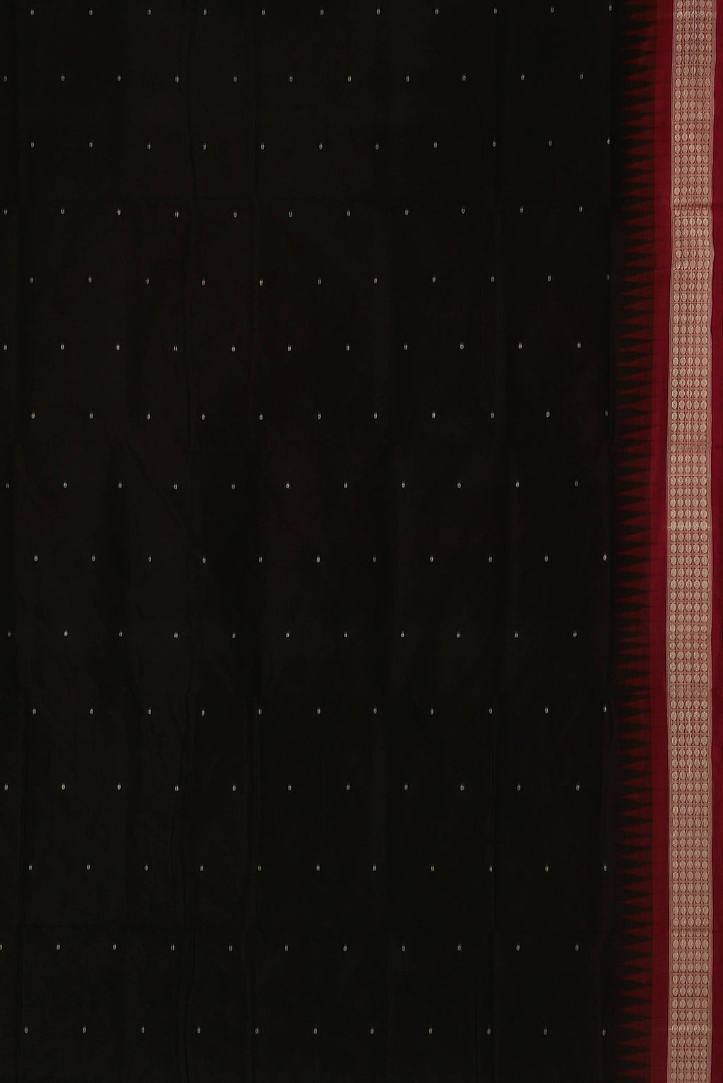Black Orissa Silk Saree