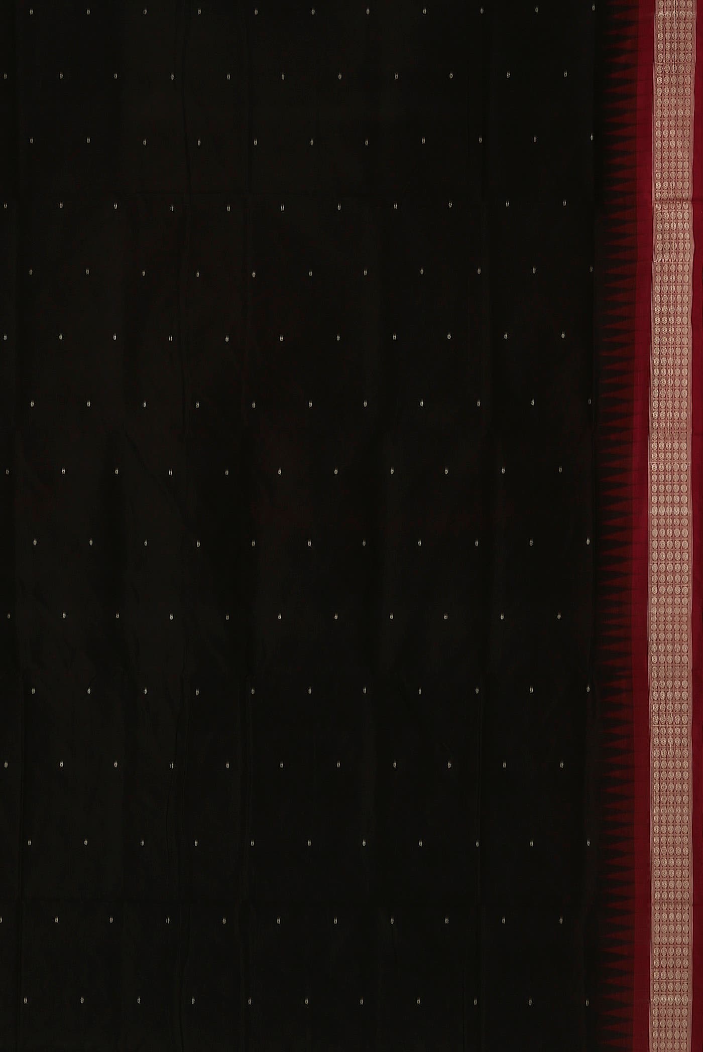Black Orissa Silk Saree