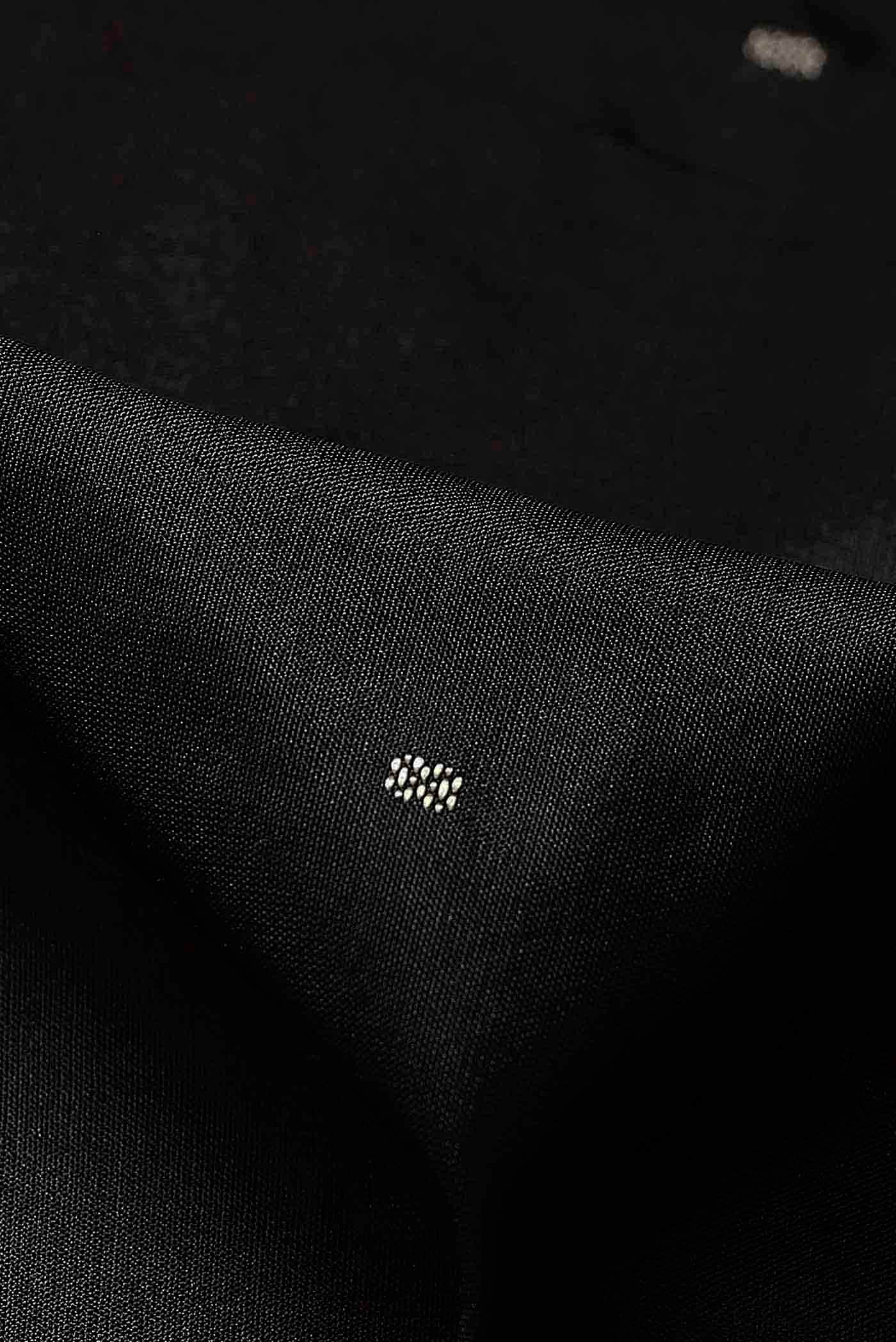 Black Orissa Silk Saree