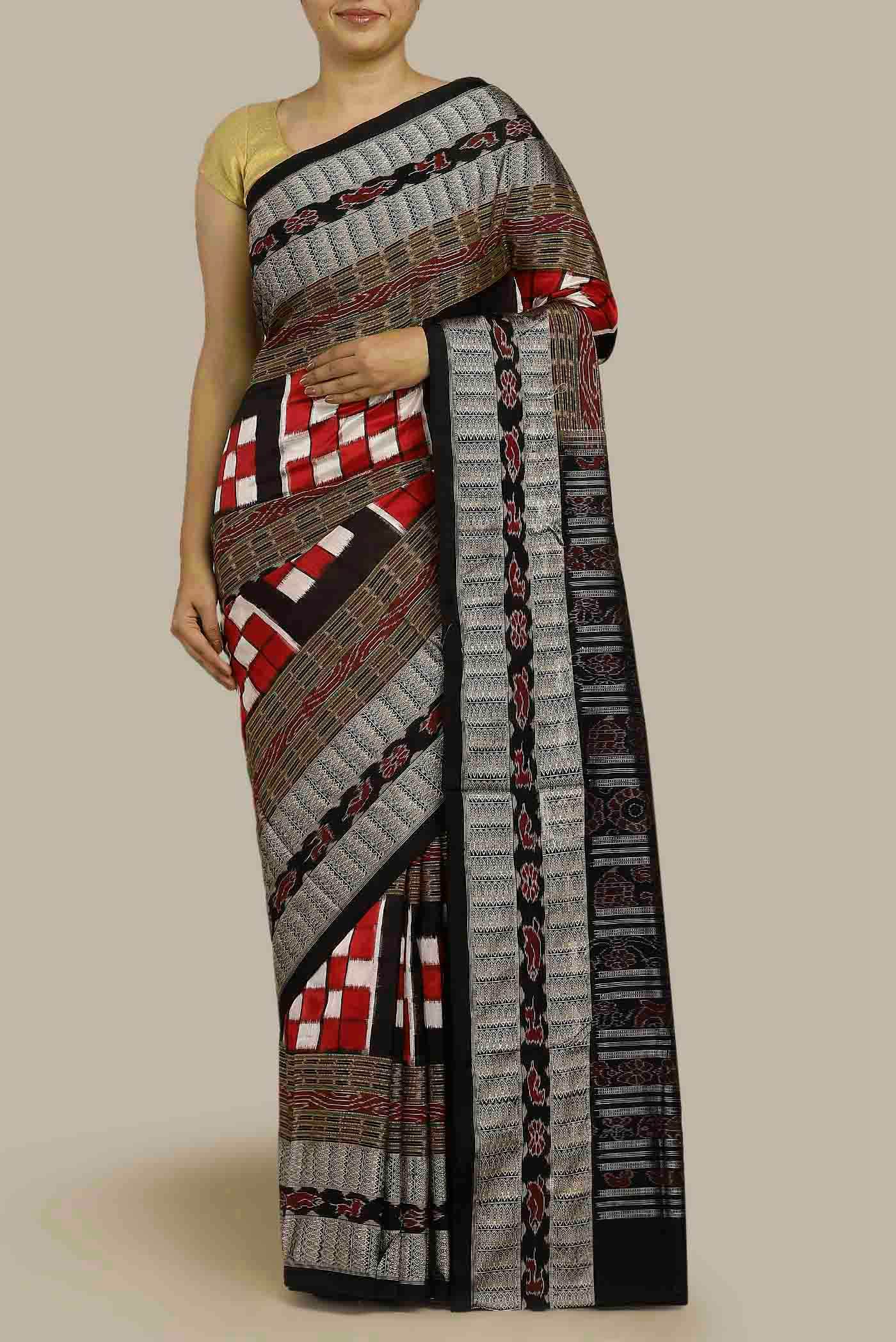 Multi Orissa Silk Saree