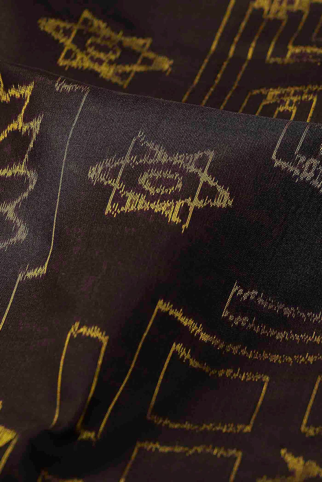 Brown Orissa Silk Saree