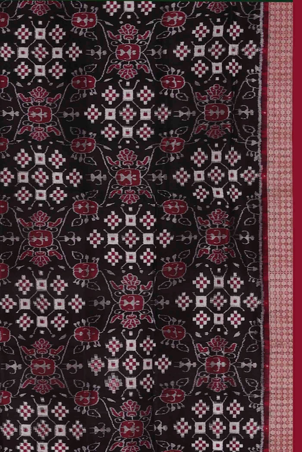 Black Orissa Silk Saree