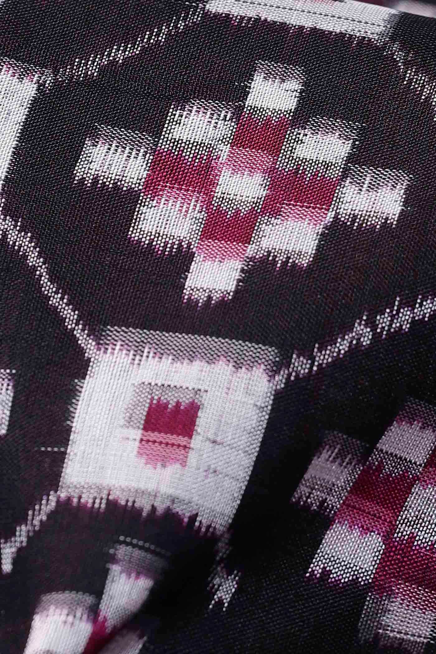 Black Orissa Silk Saree