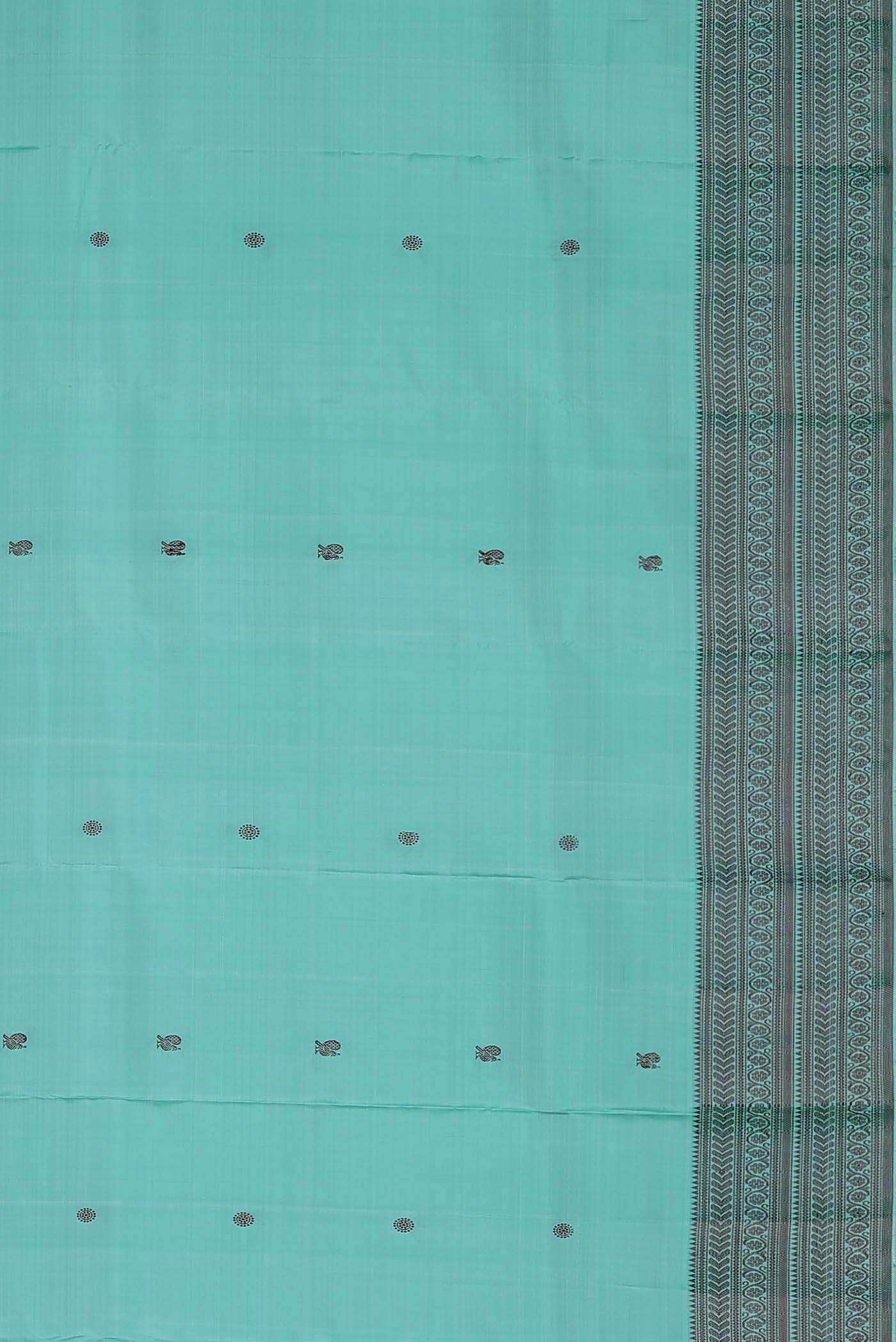 Blue Kanchipuram Silk Saree