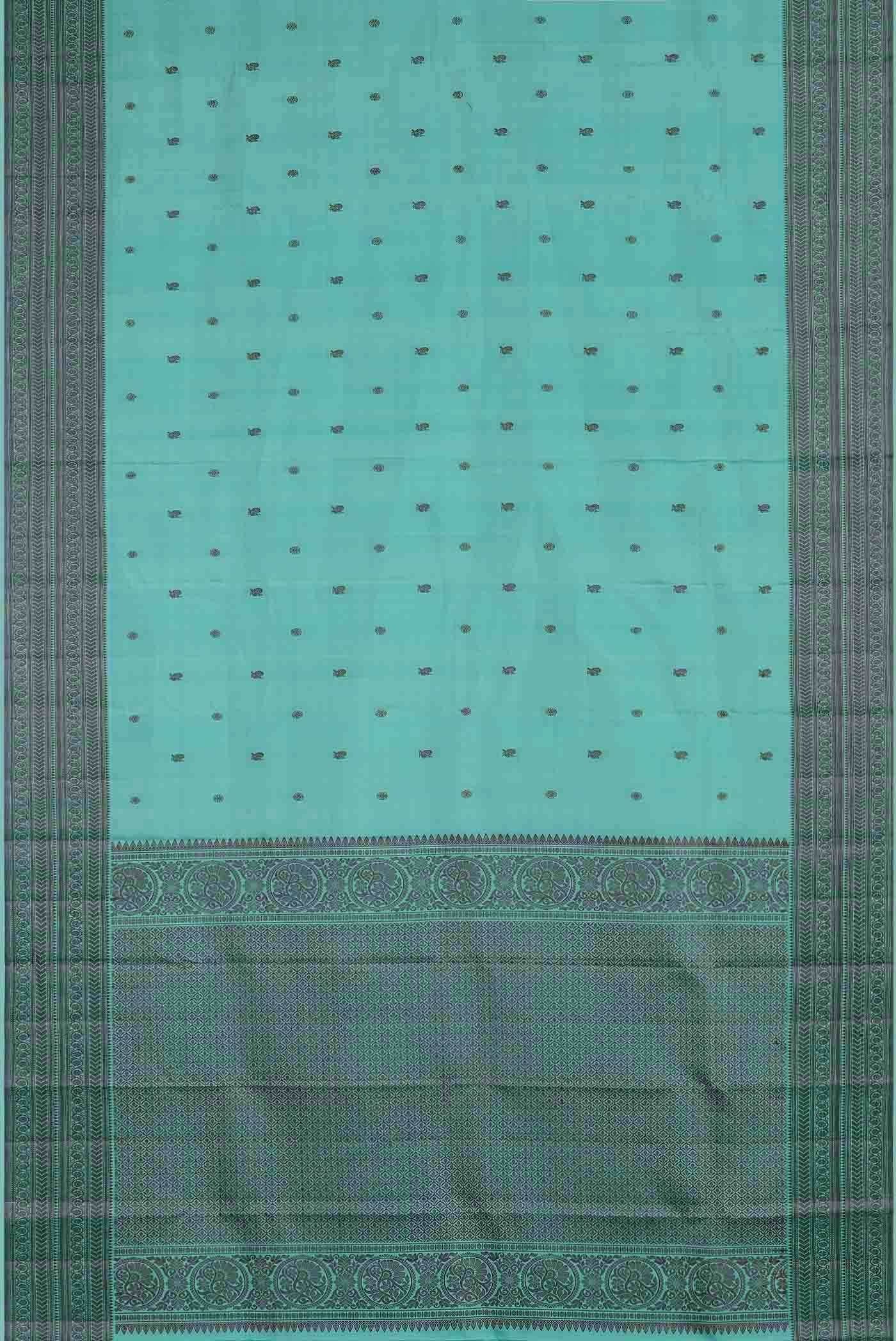 Blue Kanchipuram Silk Saree