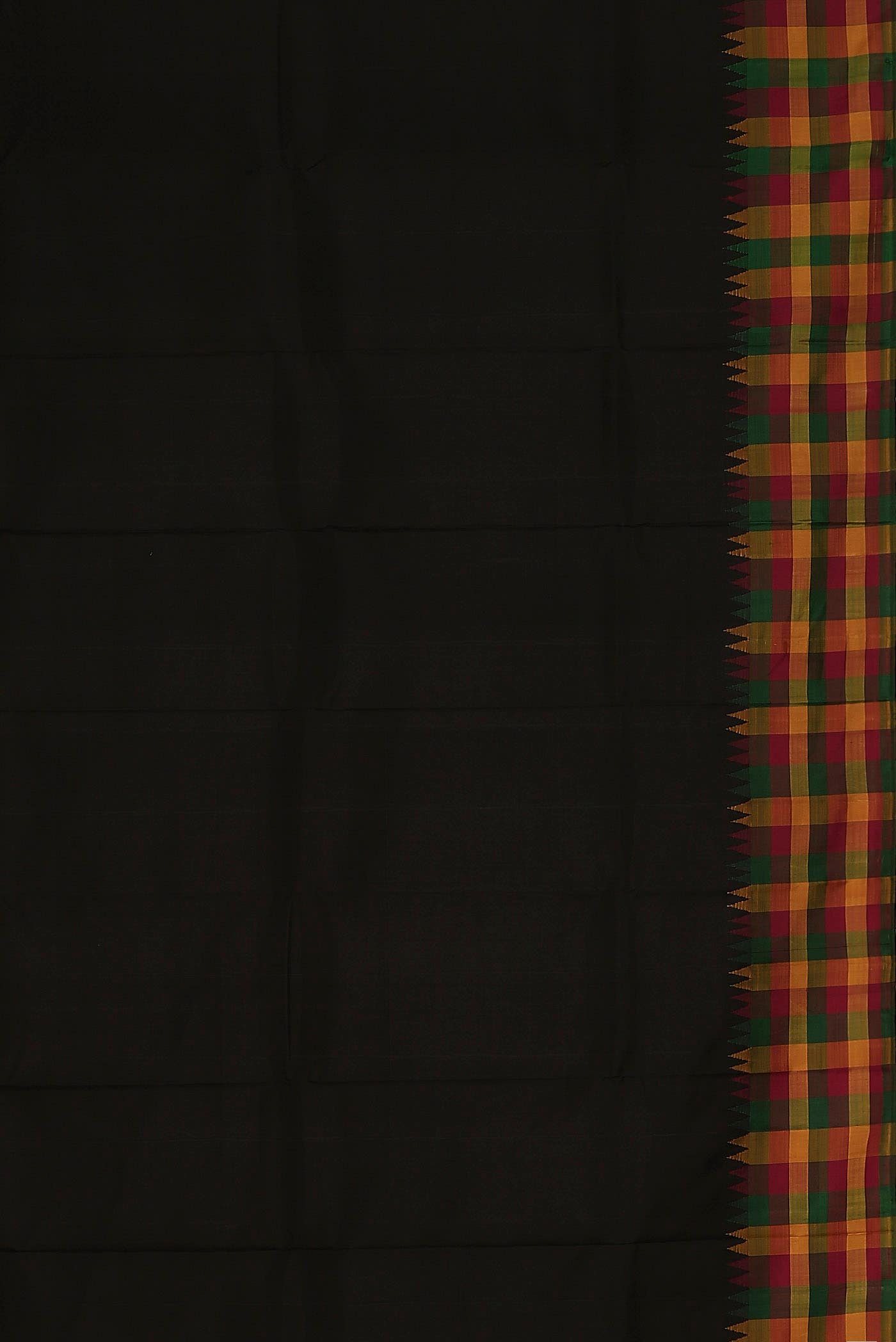 Black Kanchipuram Silk Saree
