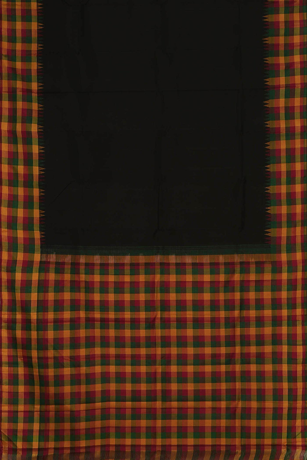 Black Kanchipuram Silk Saree