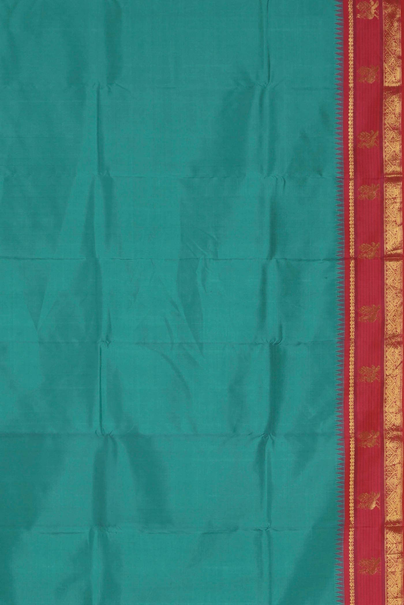 Blue Kanchipuram Silk Saree