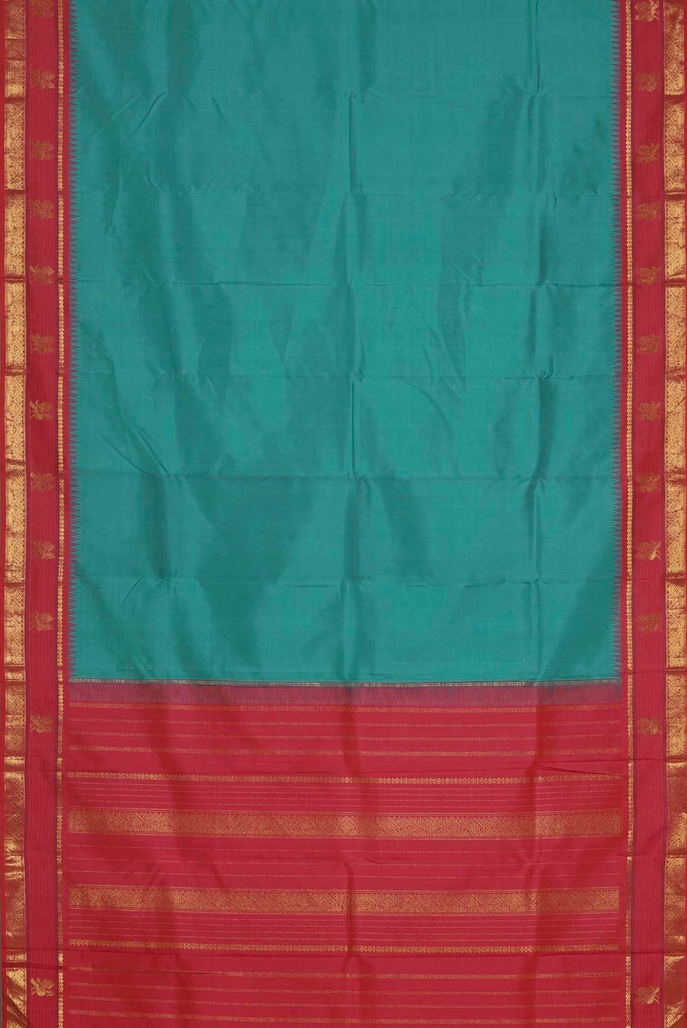 Blue Kanchipuram Silk Saree