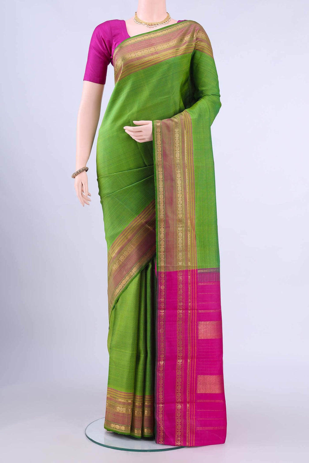 Green Kanchipuram Silk Saree