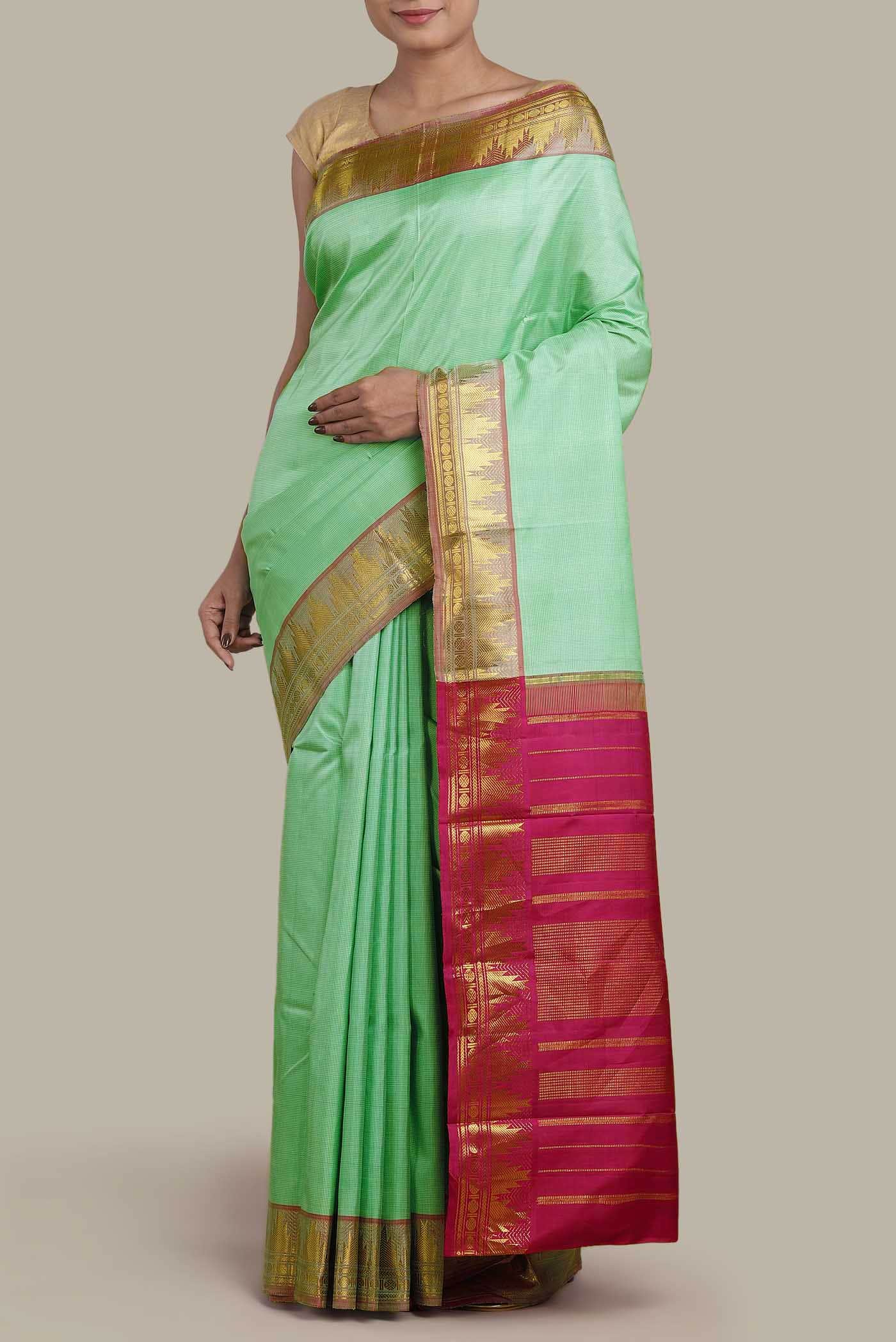 Green Kanchipuram Silk Saree