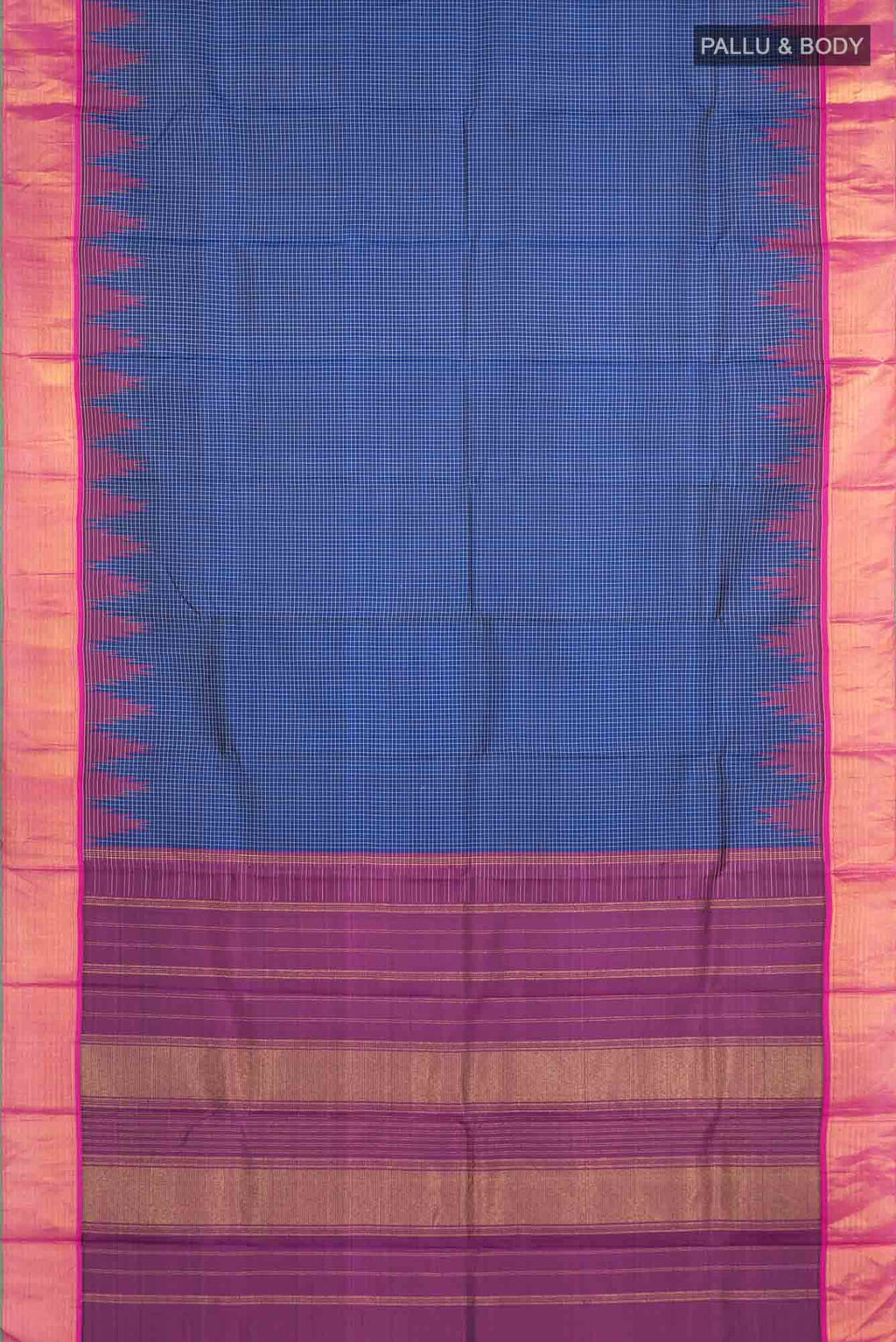 Royal Blue Kanchipuram Silk Saree