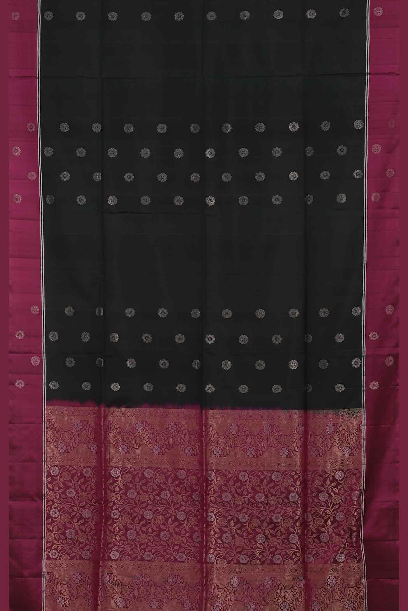 Black Soft Silk Saree