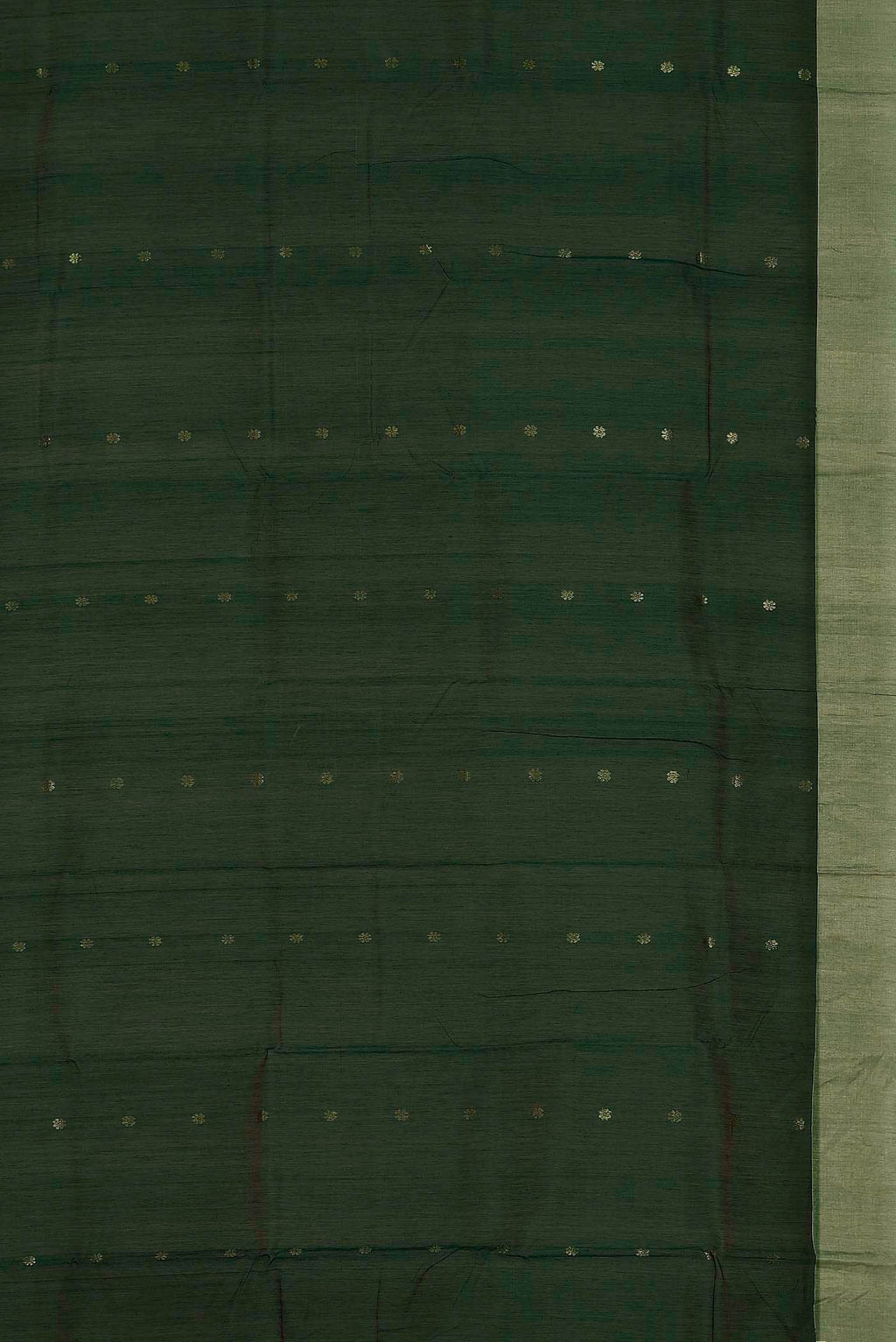 Green Chanderi Silk Cotton Saree