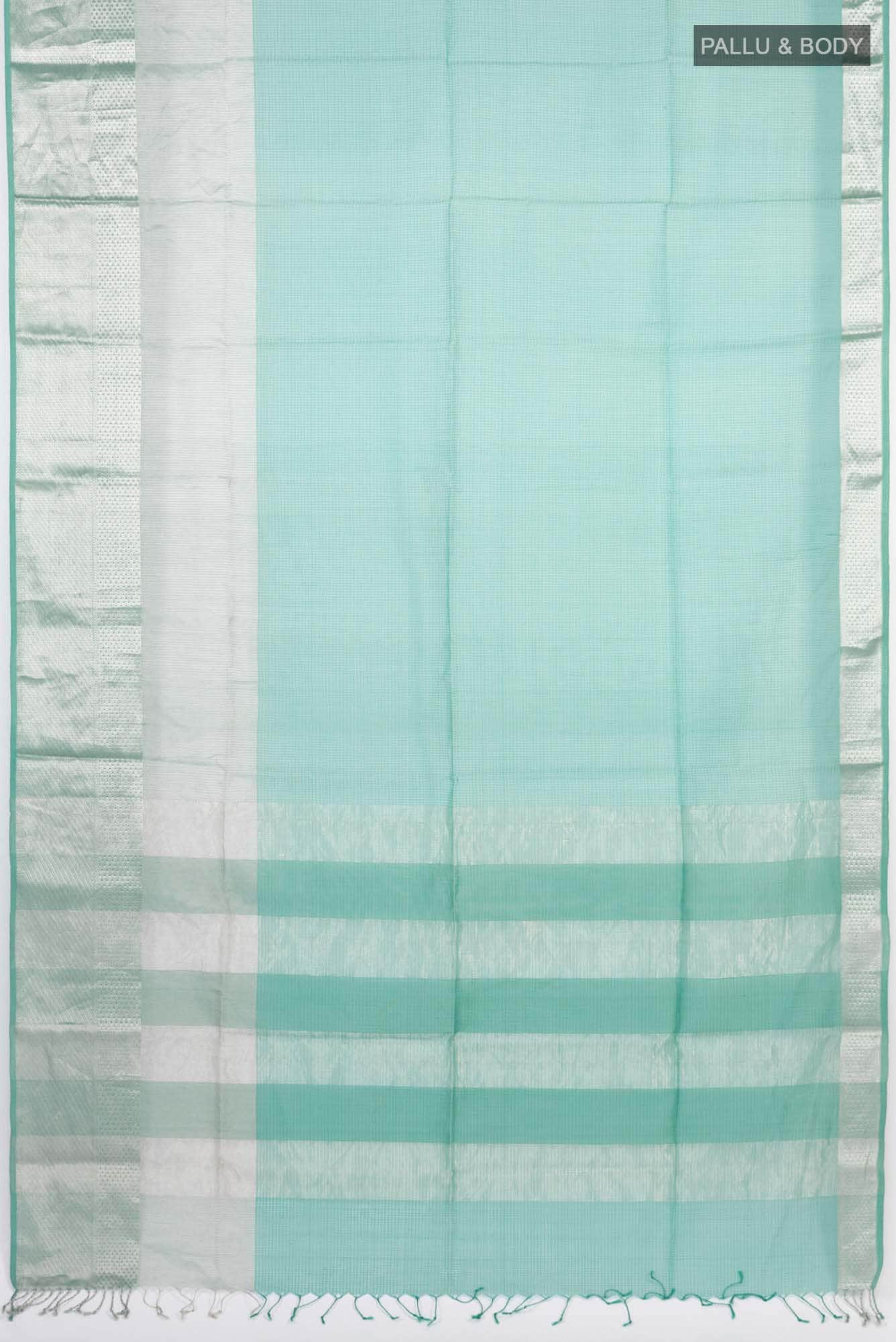 Teal Maheshwari Silk Cotton Saree