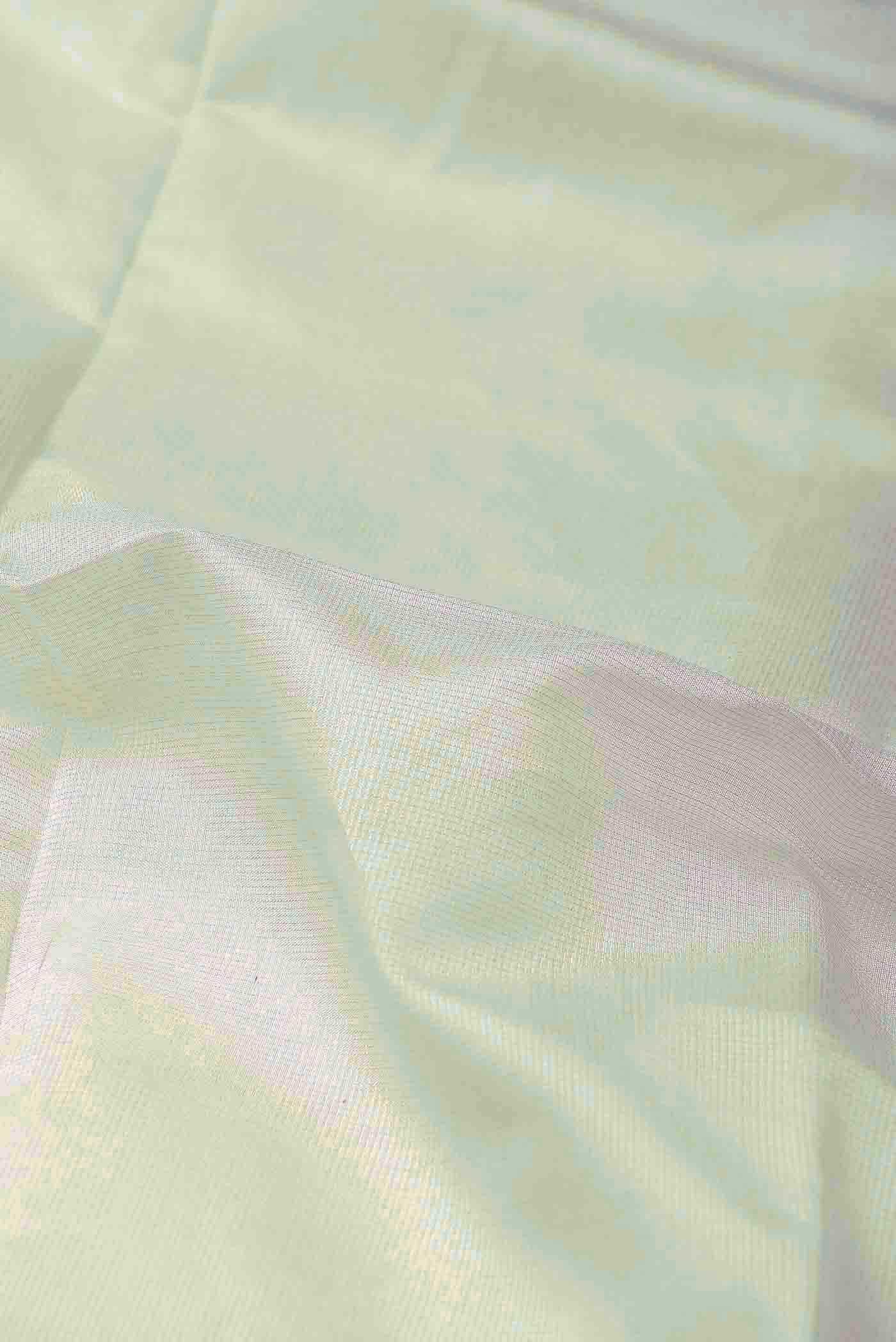 Green Maheshwari Silk Cotton Saree