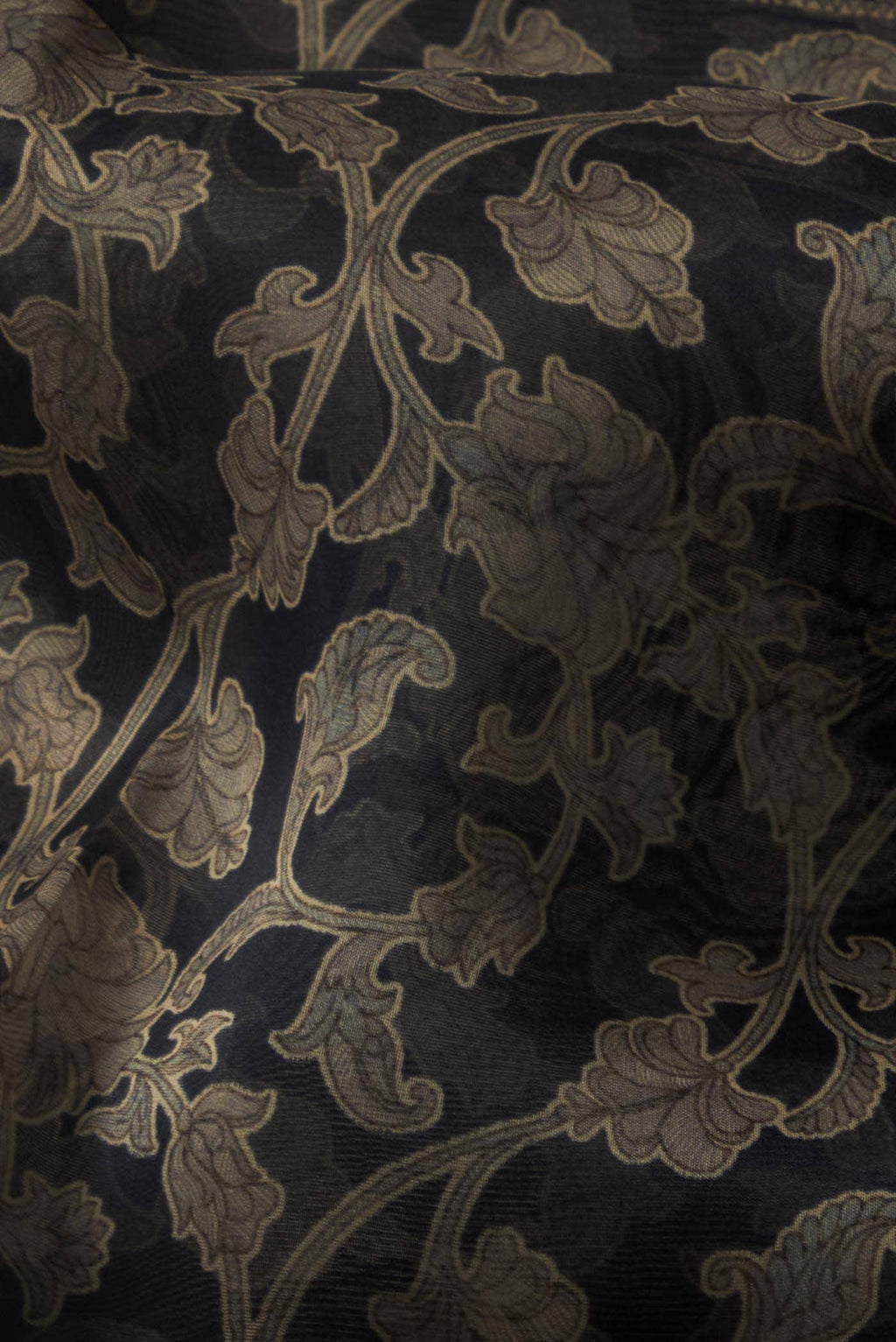 Black Organza Silk Saree