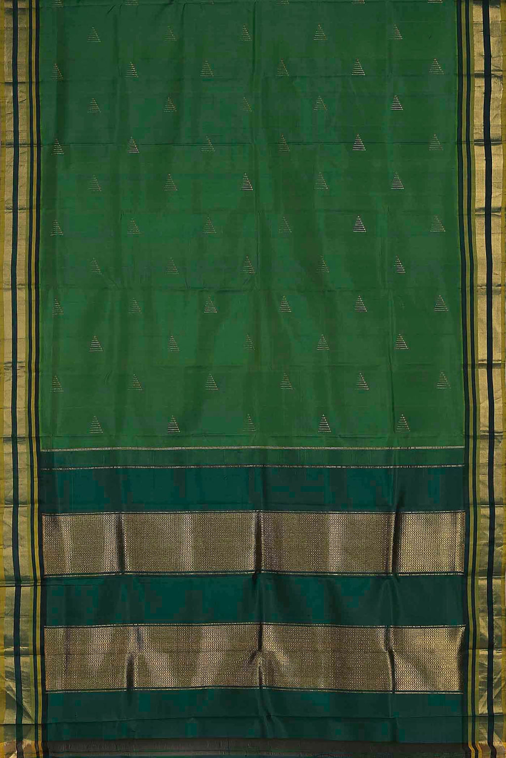 Green Kanchipuram Silk Saree