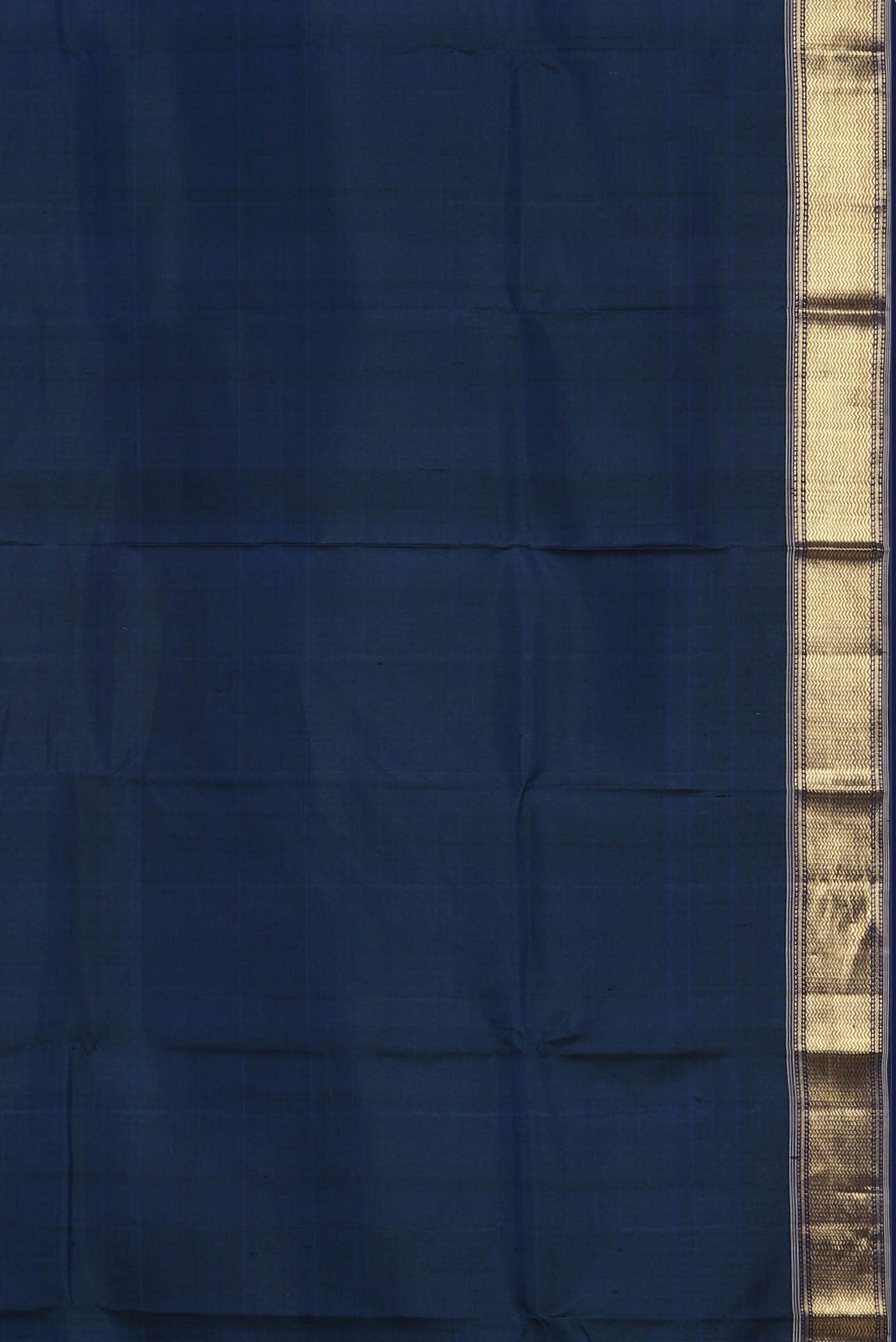 Blue Kanchipuram Silk Saree