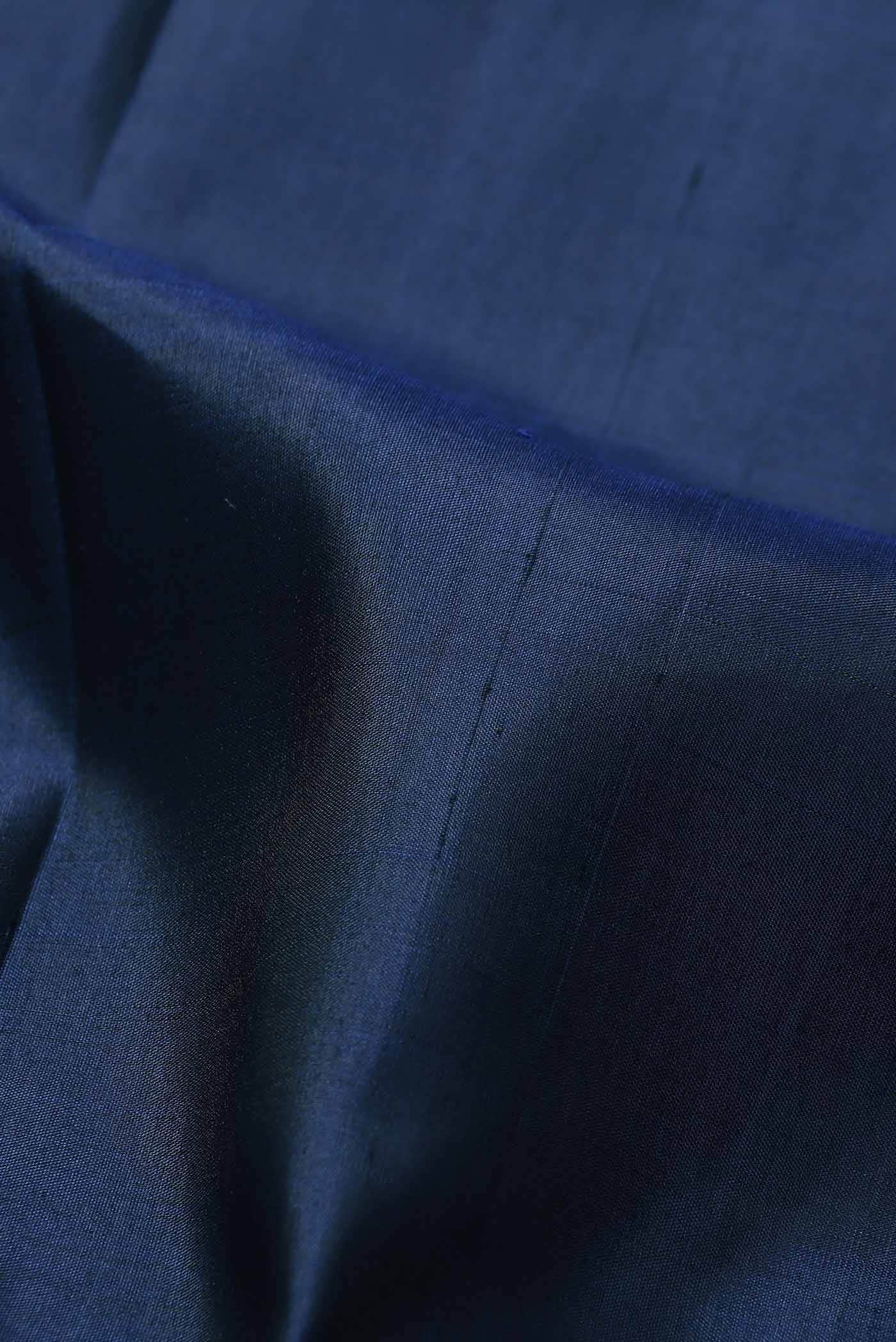 Blue Kanchipuram Silk Saree