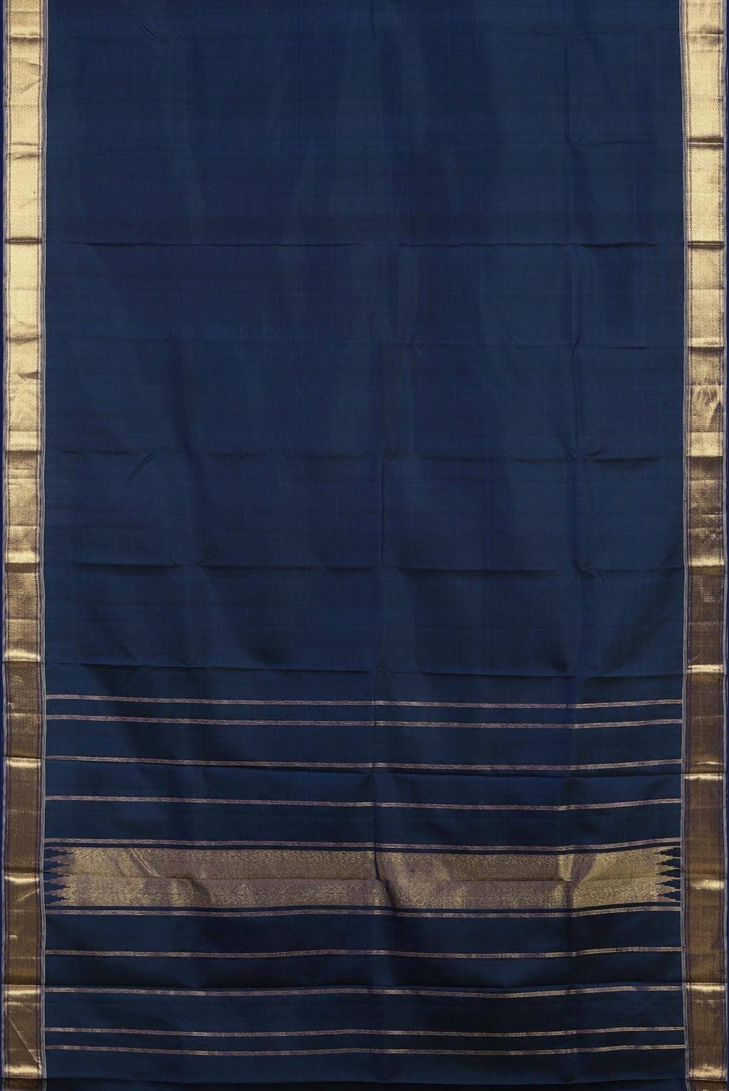 Blue Kanchipuram Silk Saree