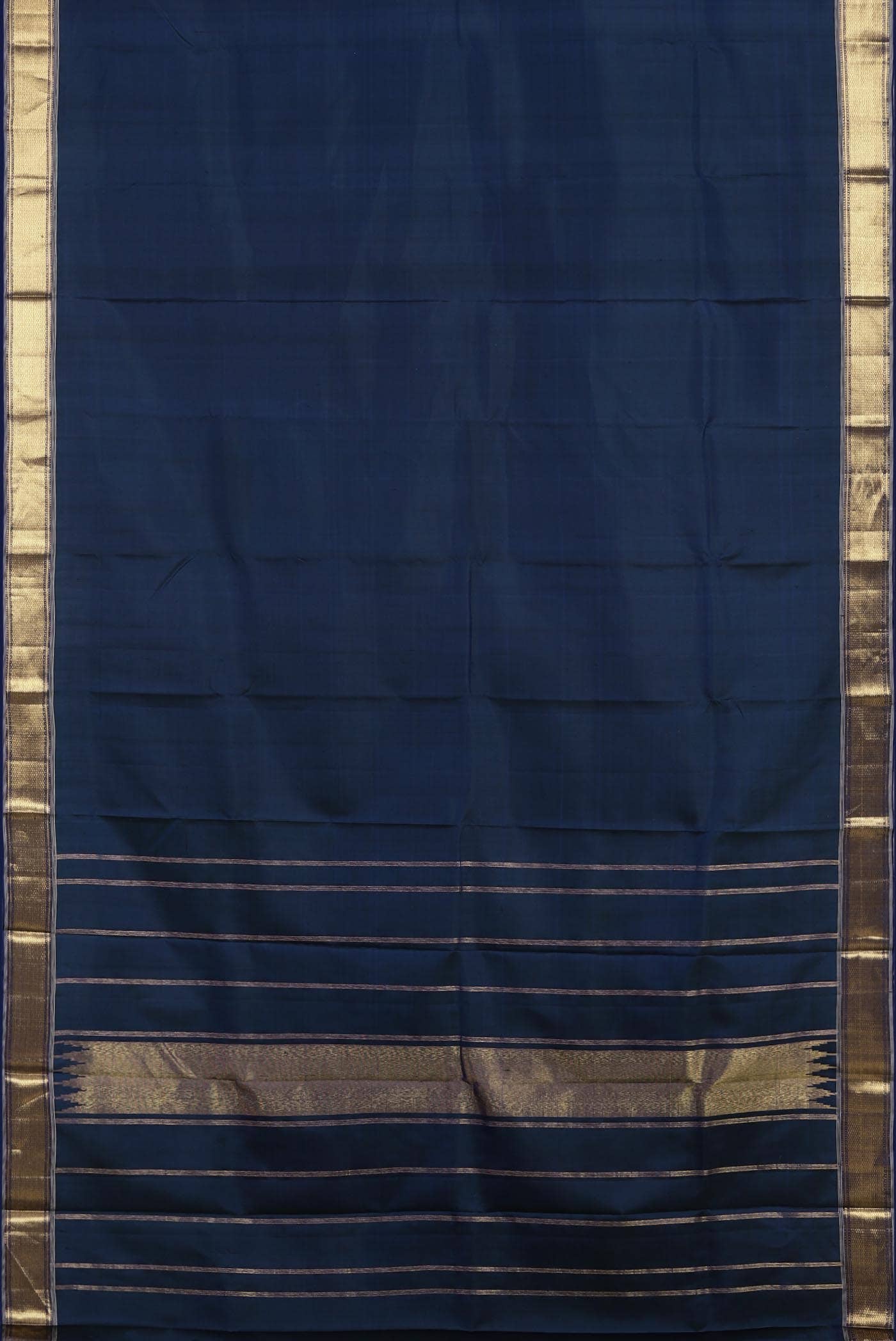Blue Kanchipuram Silk Saree