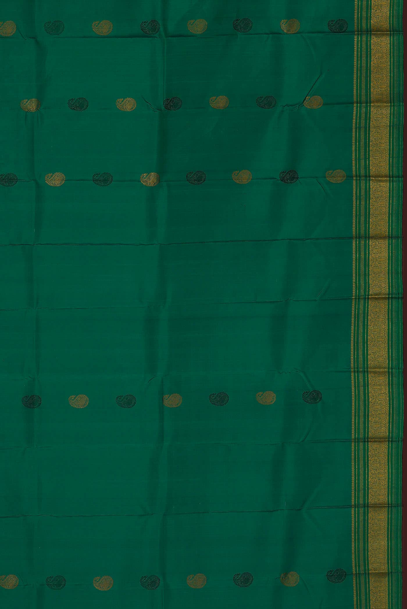 Grey Kanchipuram Silk Saree