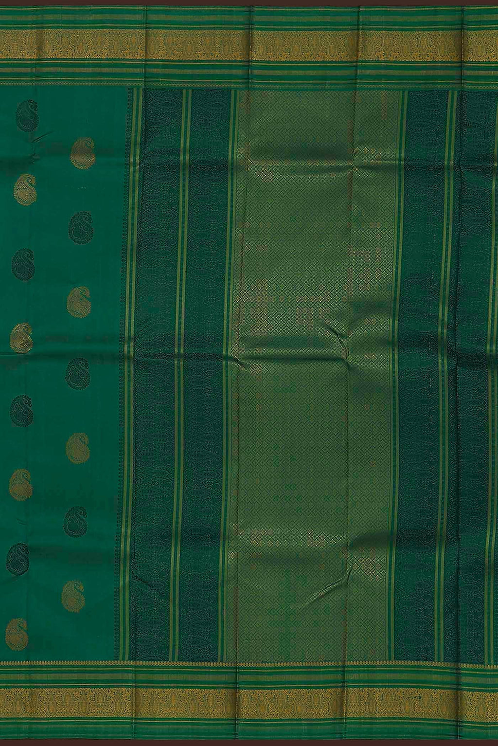 Grey Kanchipuram Silk Saree