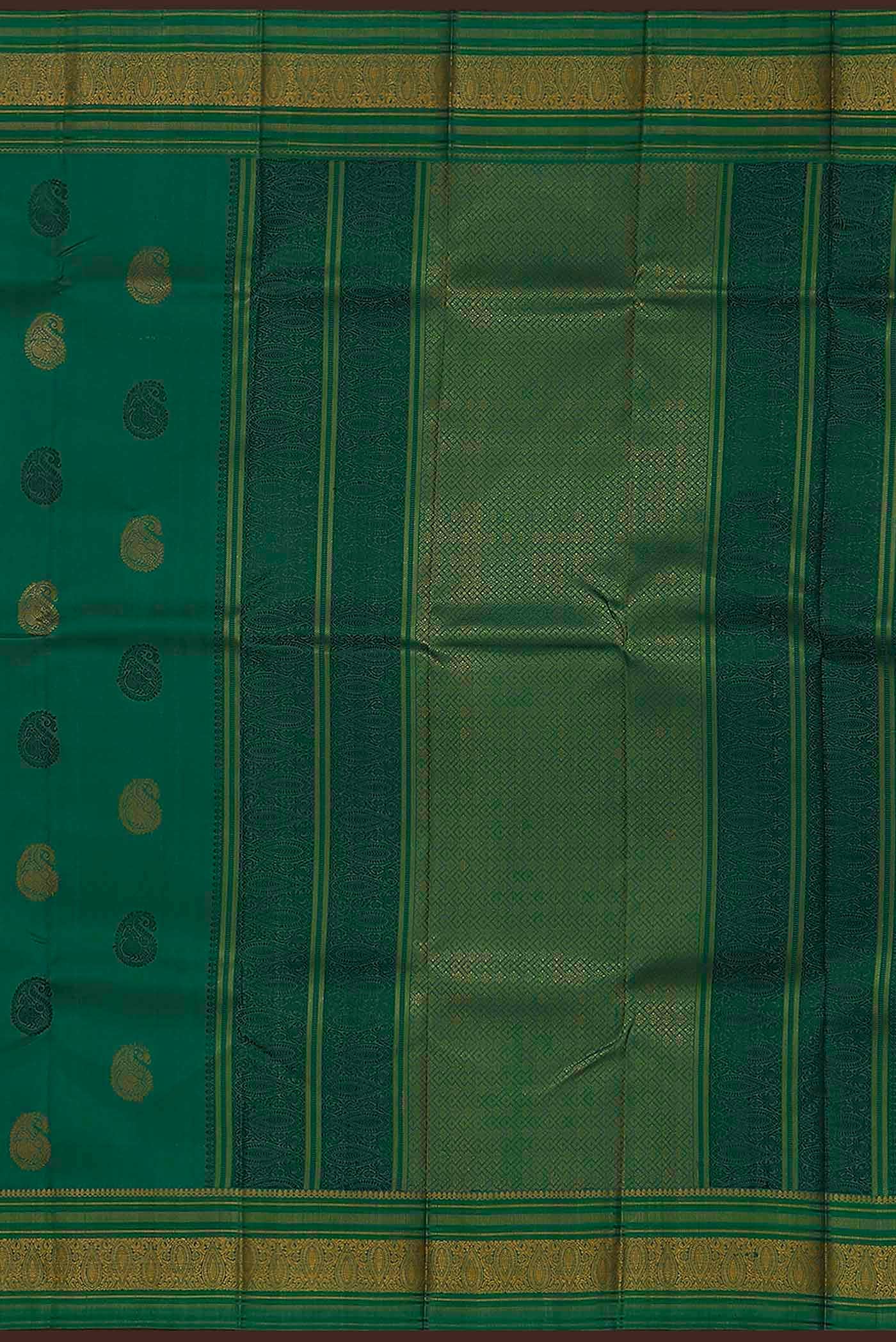Grey Kanchipuram Silk Saree