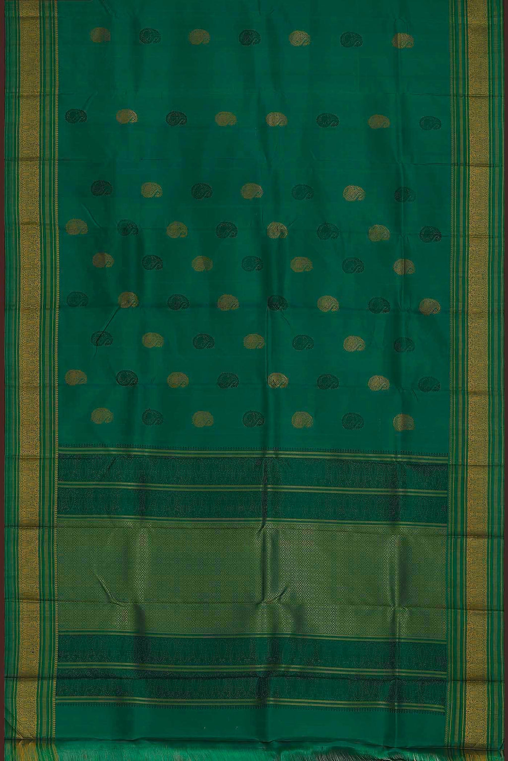 Grey Kanchipuram Silk Saree