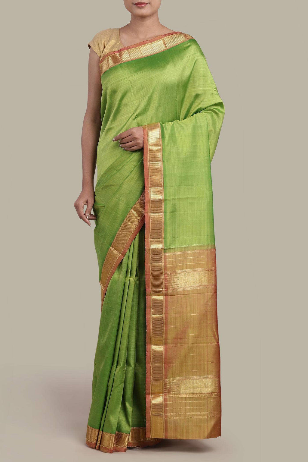 Green Kanchipuram Silk Saree