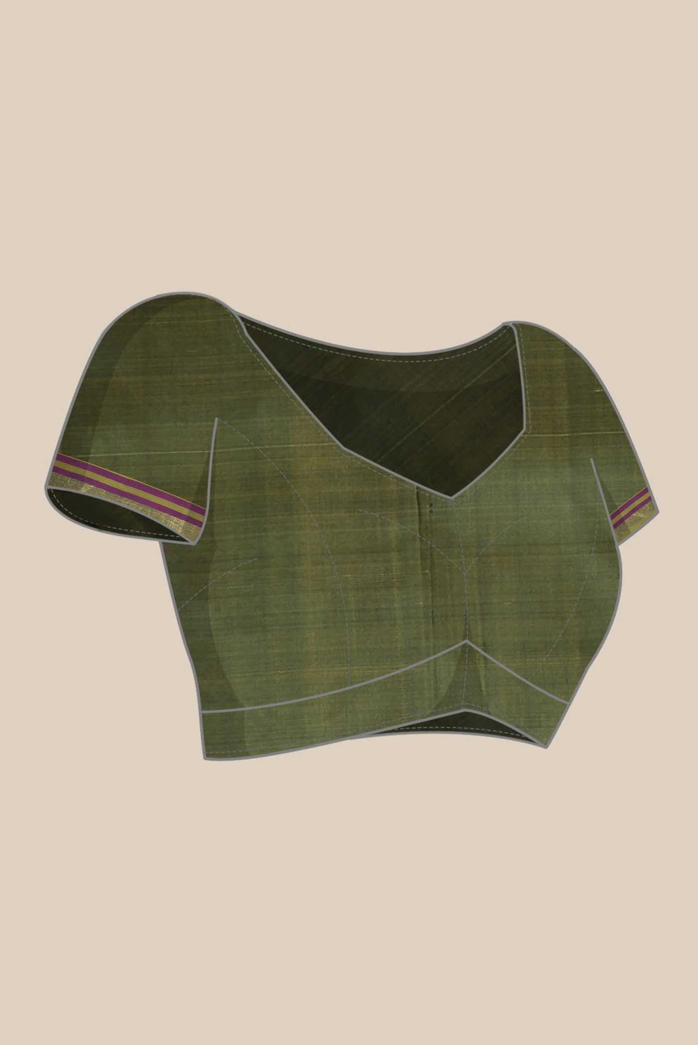 Green Kanchipuram Silk Saree