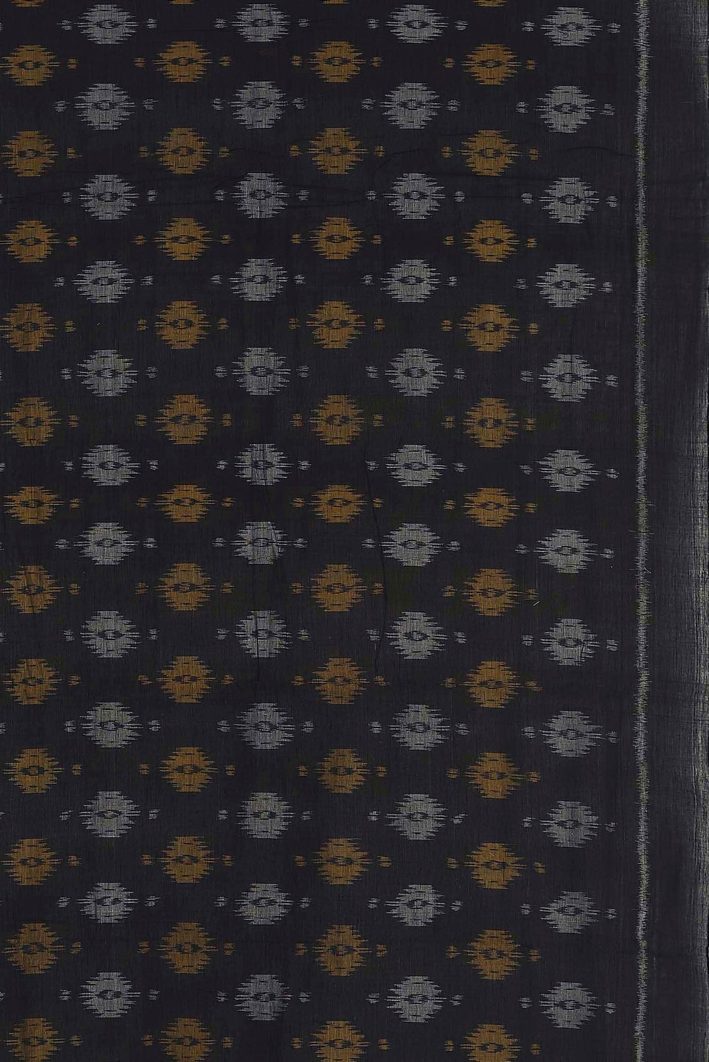 Black Orissa Cotton Saree